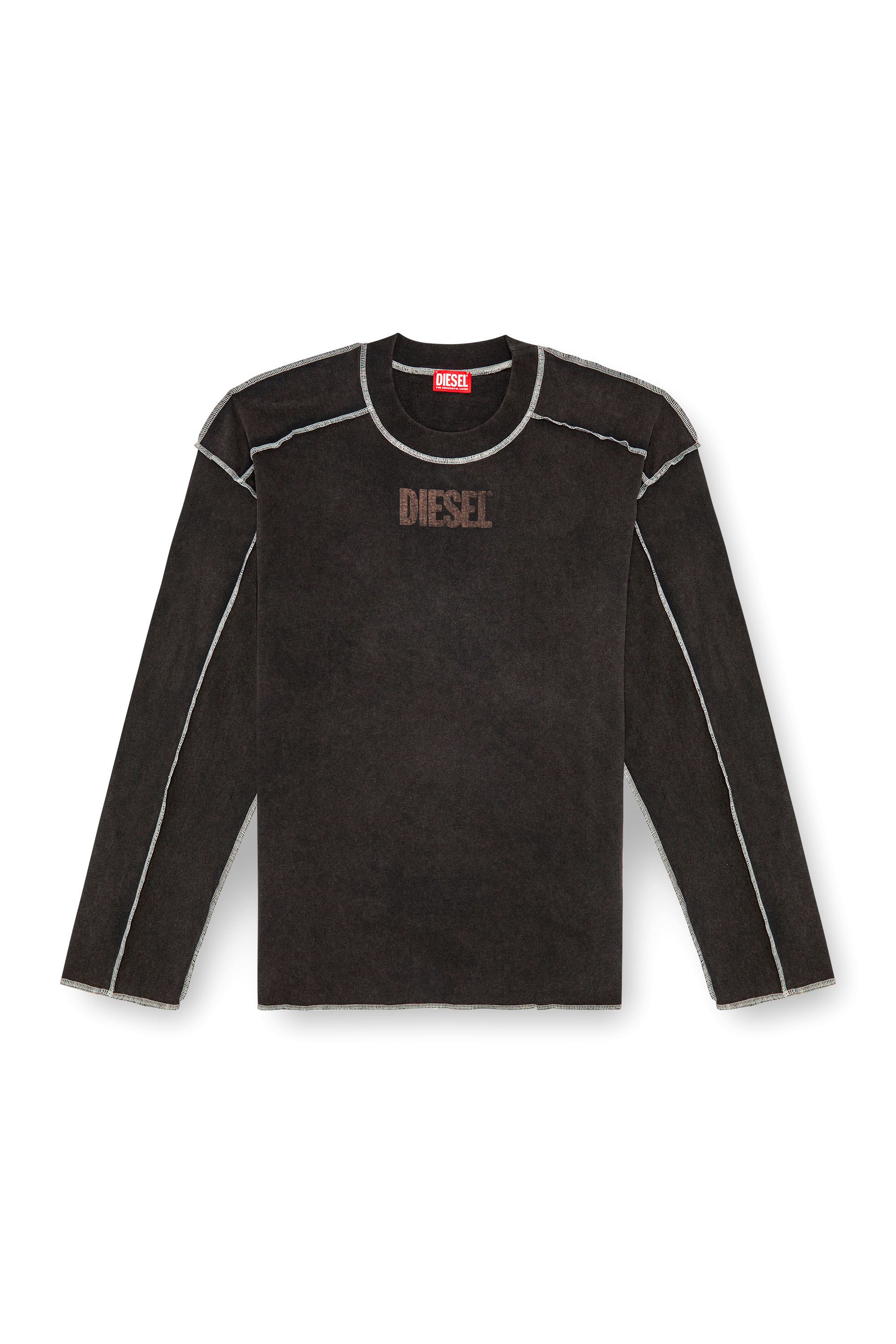 Diesel - T-CRAOR-LS, Dark grey - Image 3