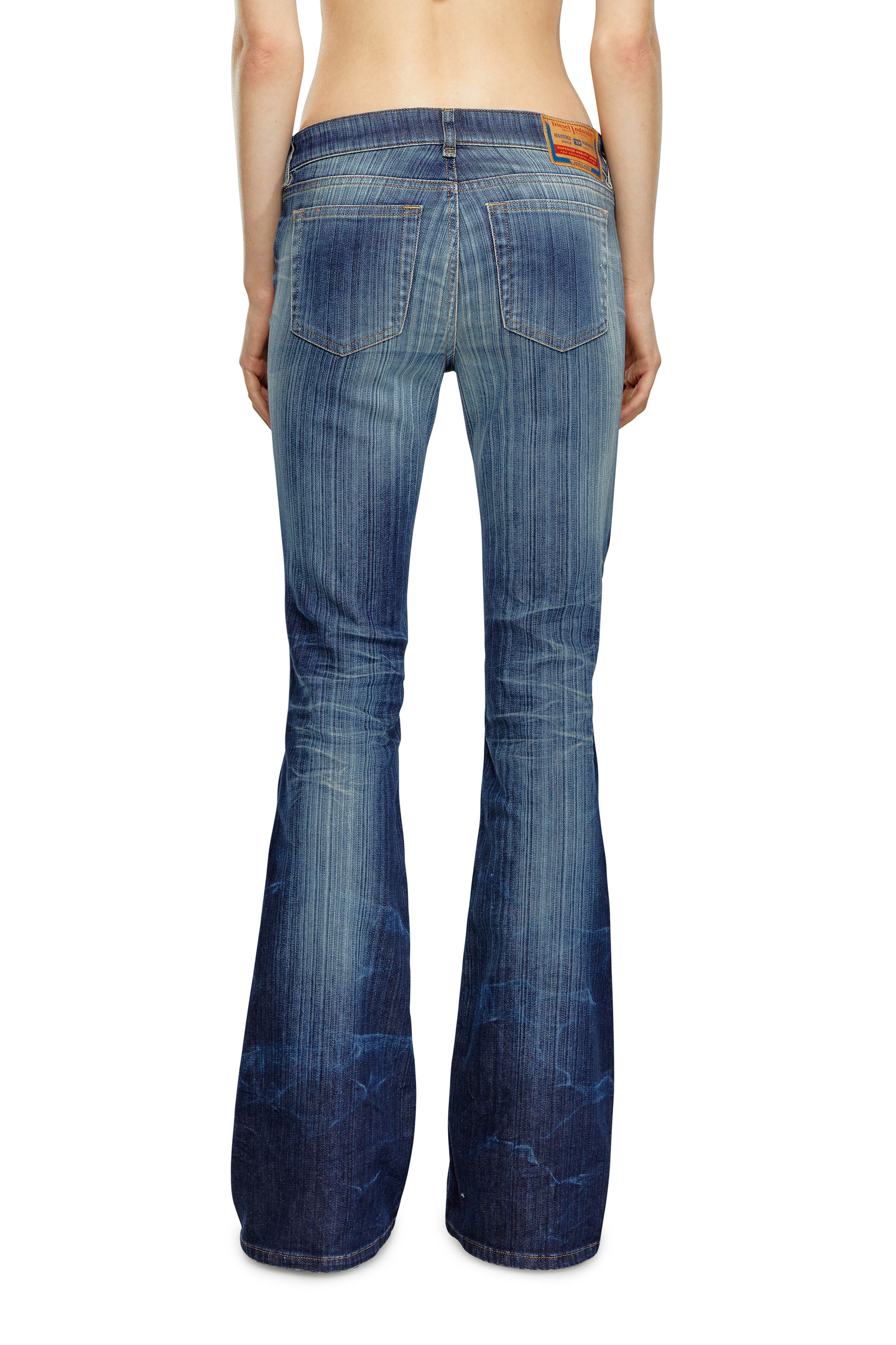 Diesel - Bootcut and Flare Jeans 1969 D-Ebbey 09I03, Dark Blue - Image 3