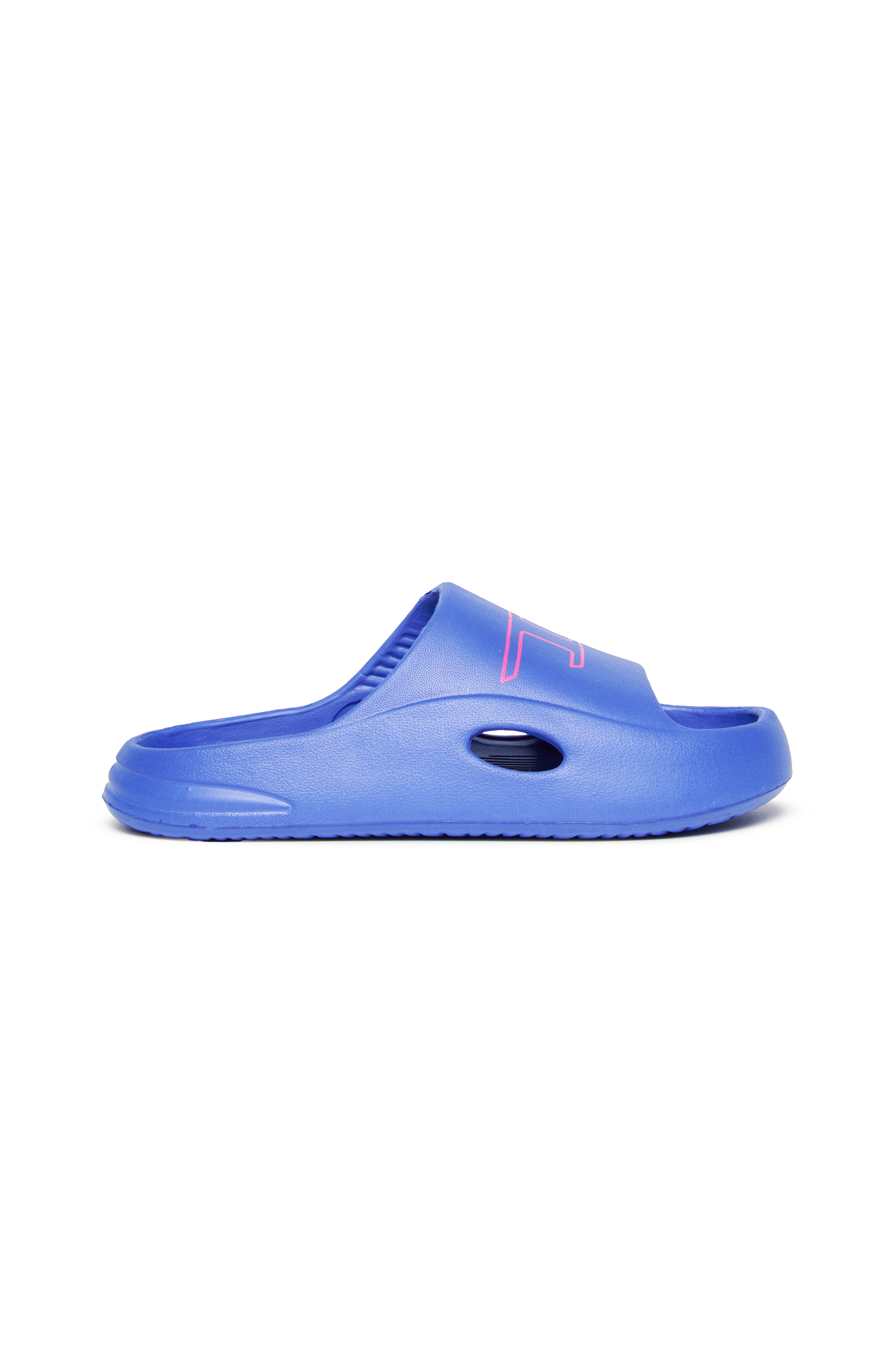 Diesel - SA-CHUNCKY D, Unisex's EVA pool slides with logo print in Blue - 1