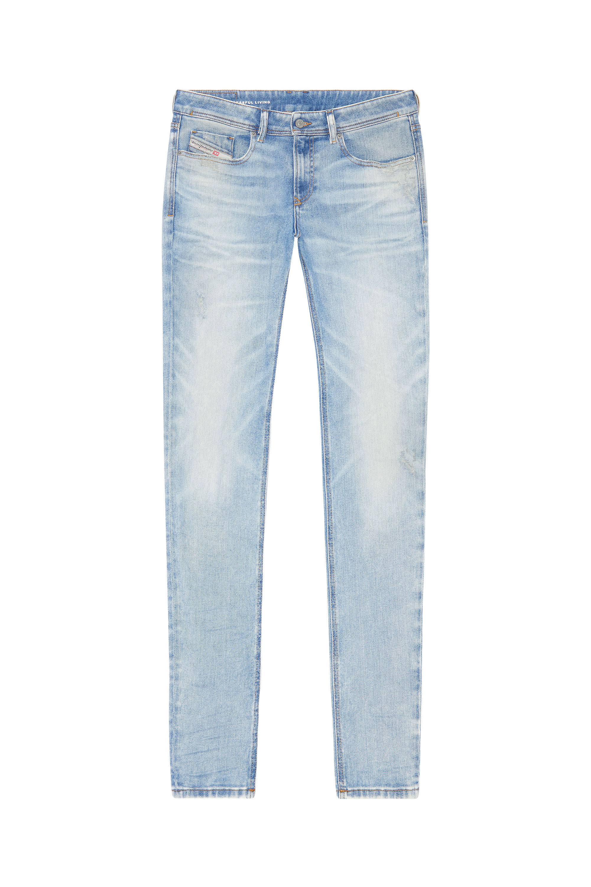 Diesel - 1979 Sleenker 09G39 Skinny Jeans, Light Blue - Image 5
