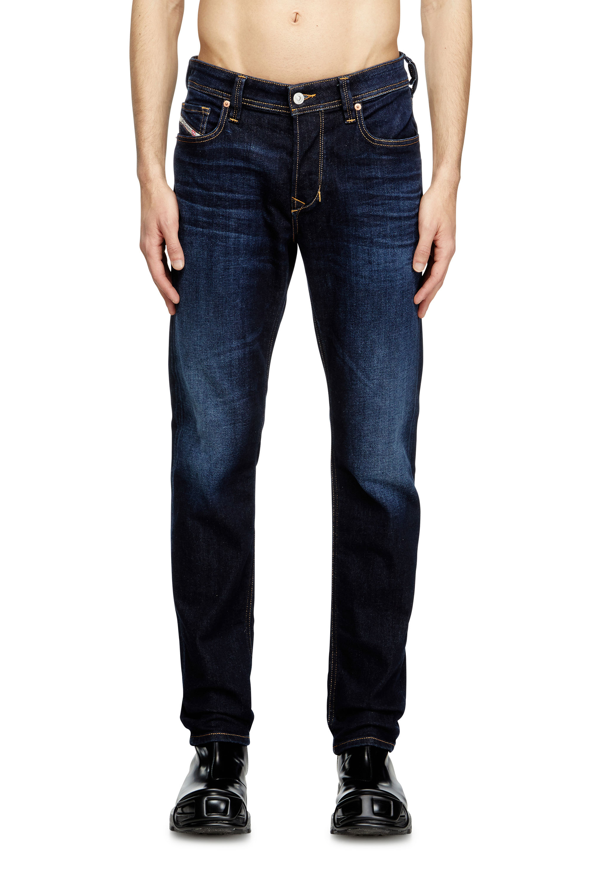 Diesel - Man's Regular Jeans 1986 Larkee-Beex 009ZS, Dark Blue - 1