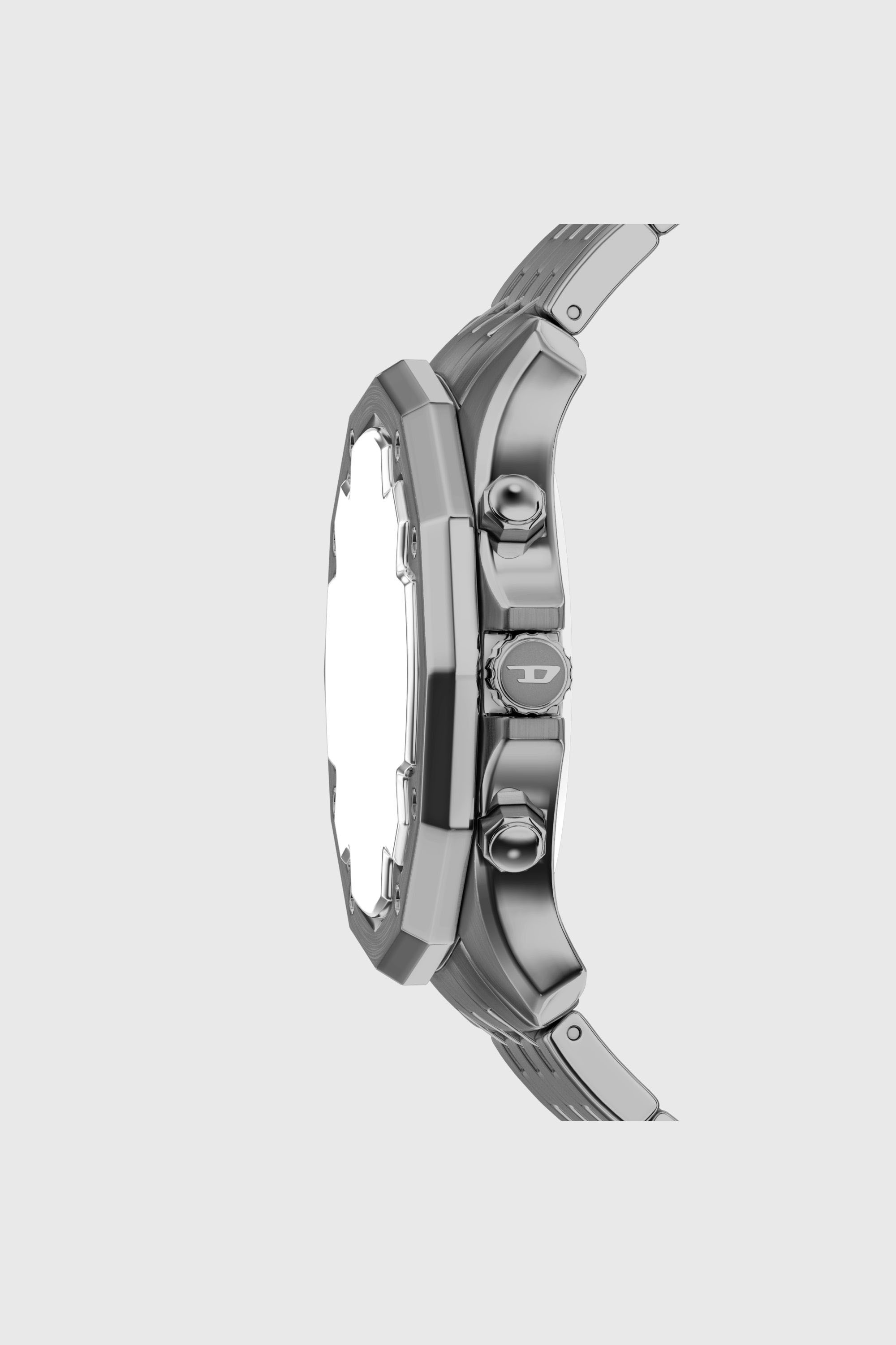 Diesel - DZ4708 WATCH, Man's Spiked stainless steel watch in Grey - 3