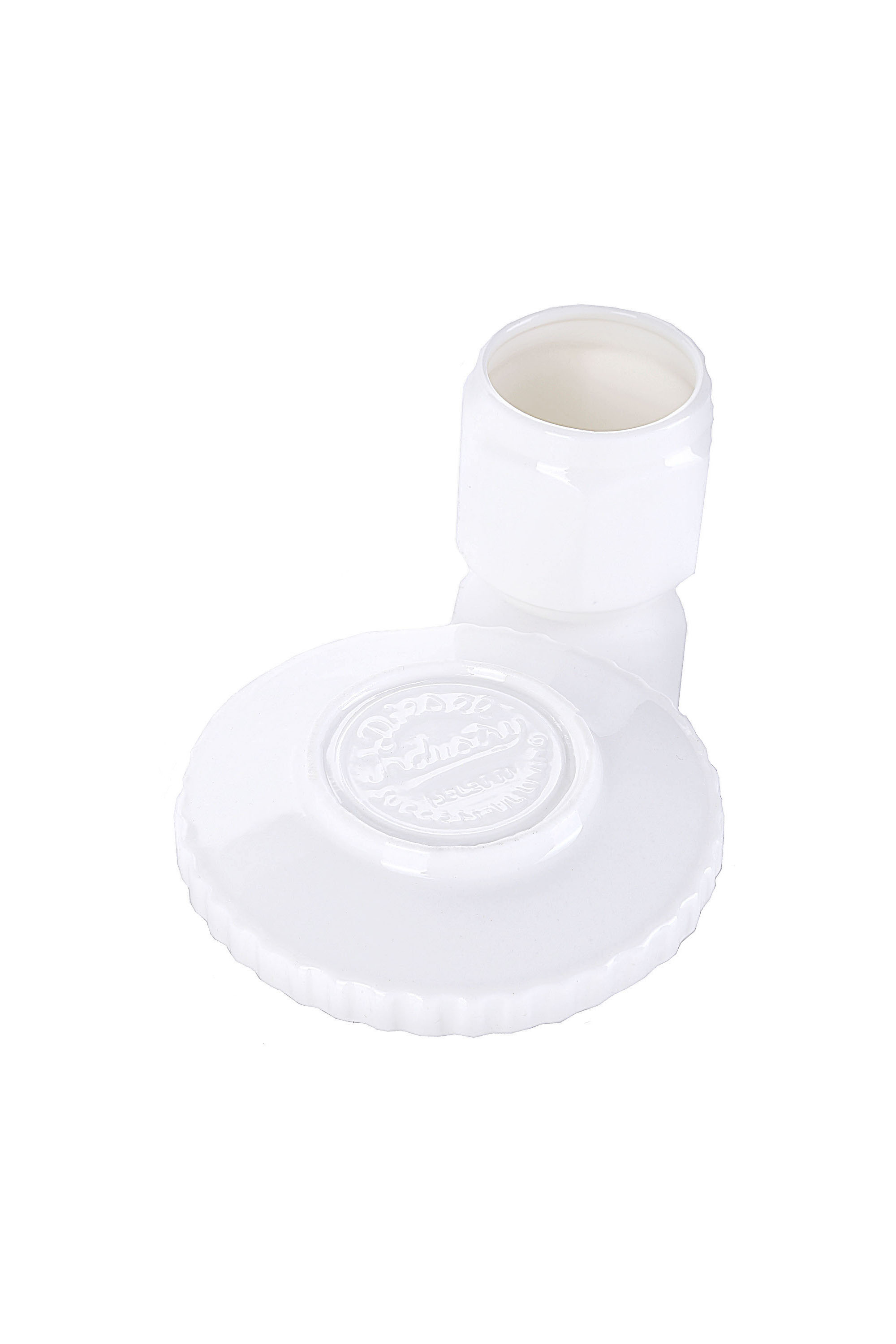 Diesel - 10975 MACHINE COLLEC, Unisex's Porcelain coffee cup with saucer in White - 2