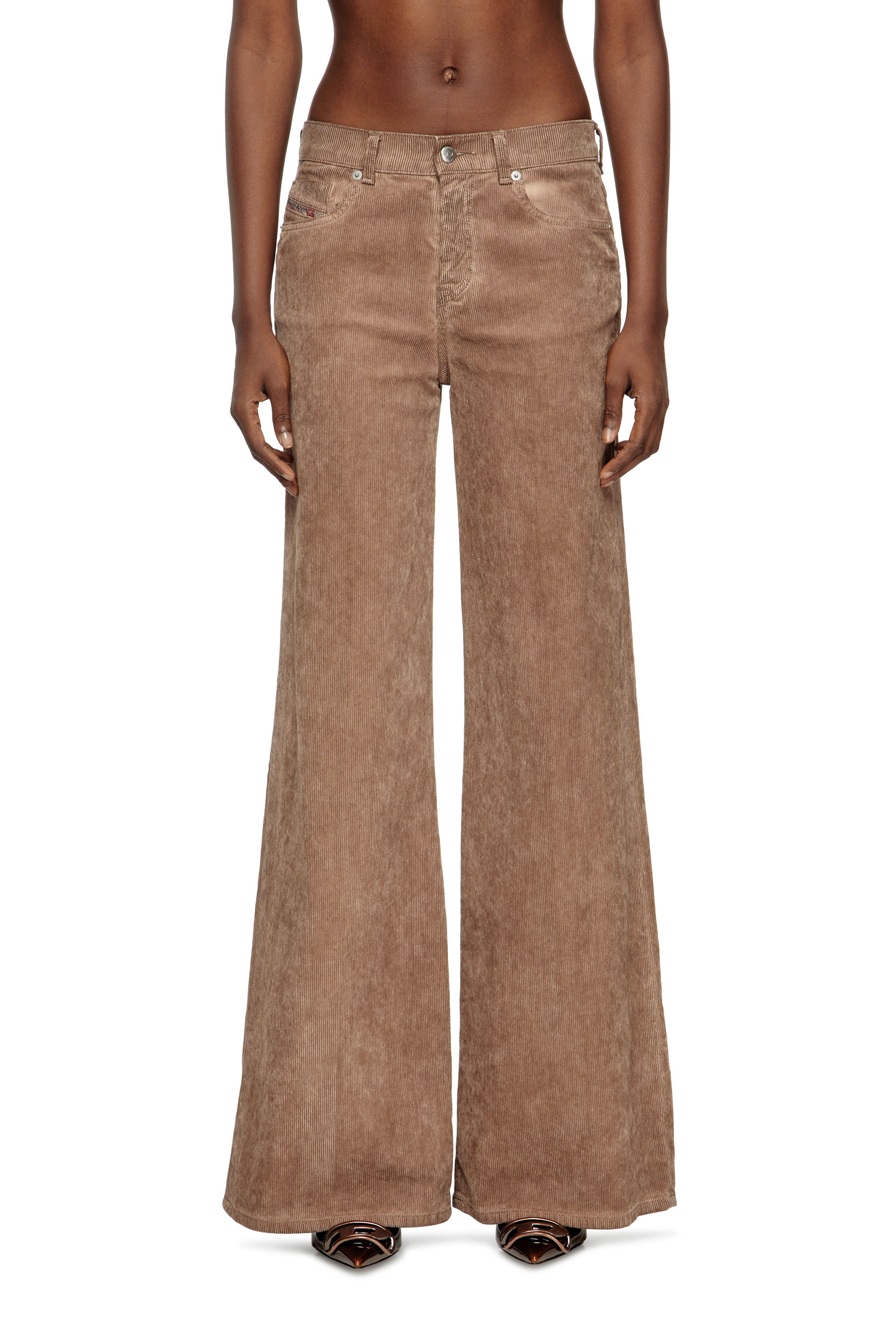 Flare Jeans 1978 D-Akemi 068SD, Pink Diesel - Woman's Flare Jeans 1978 D-Akemi 068SD, Pink - 3