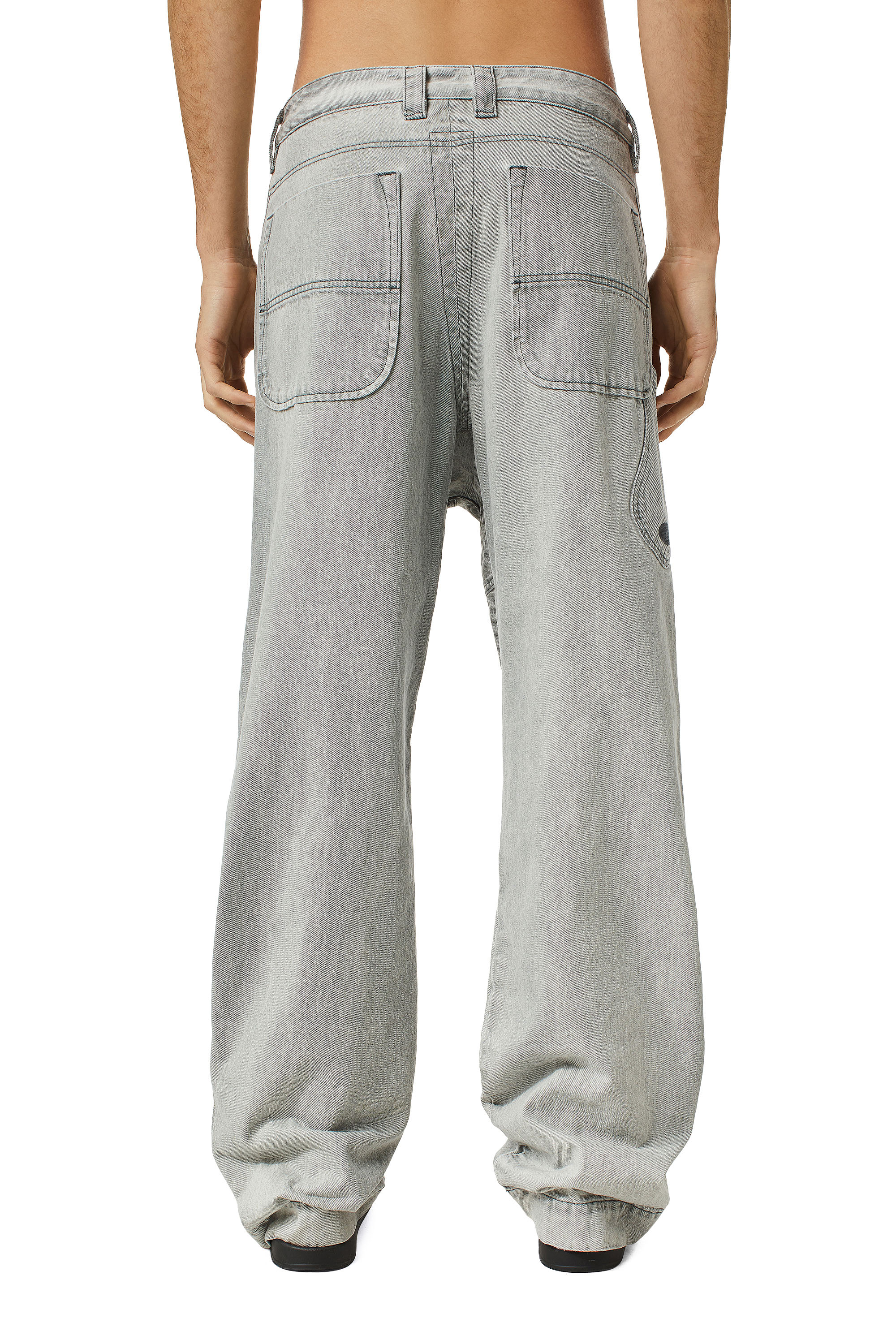 Diesel - D-Fransy 0ICVH Straight Jeans, Grey - Image 2