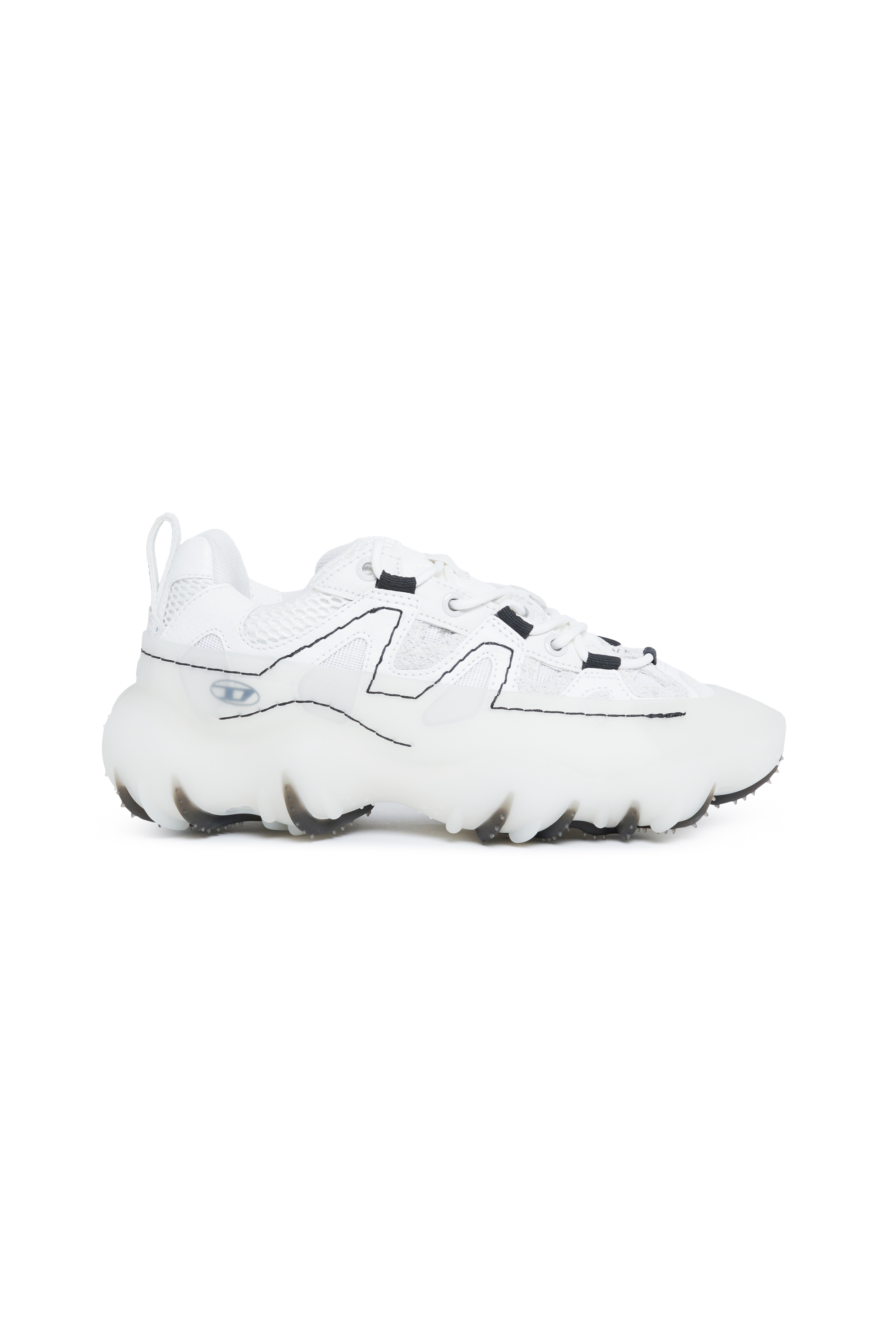 Diesel - S-PROTOTYPE P1, Unisex's Sneakers in mesh, leather and ripstop in White - 1