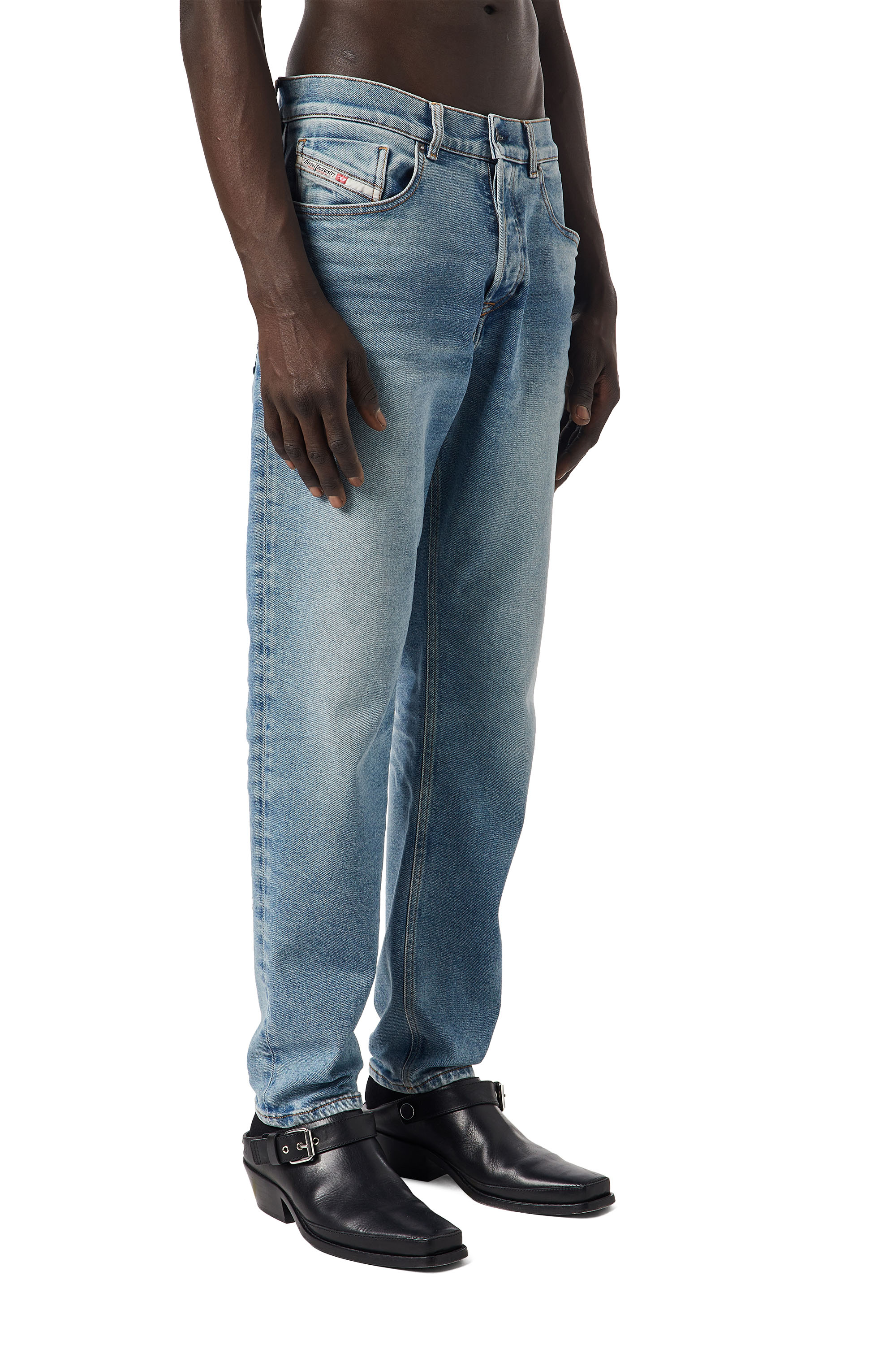 Diesel - 2005 D-Fining 09C77 Tapered Jeans, Light Blue - Image 5