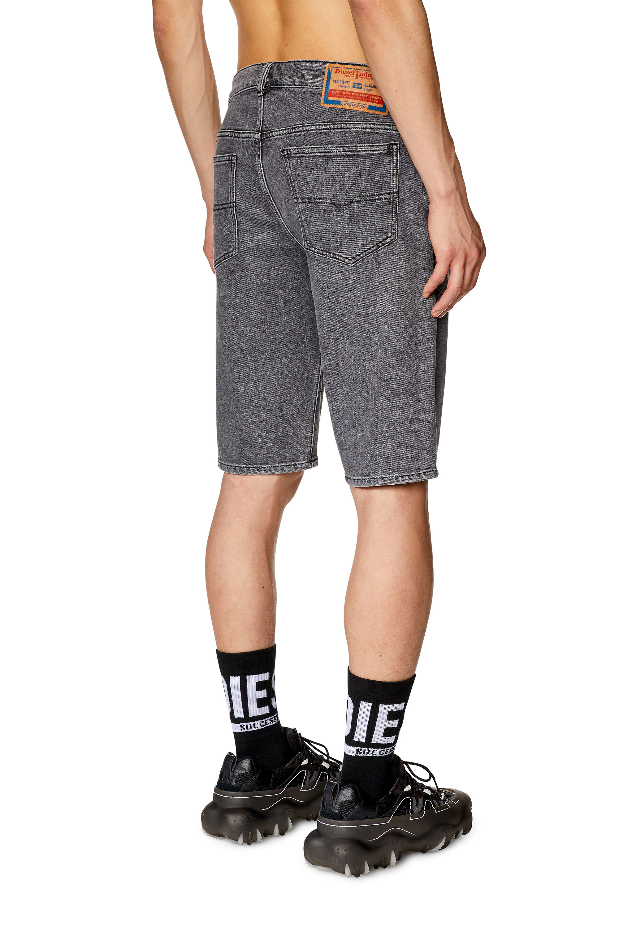 Diesel - SLIM-SHORT, Black/Dark grey - Image 4
