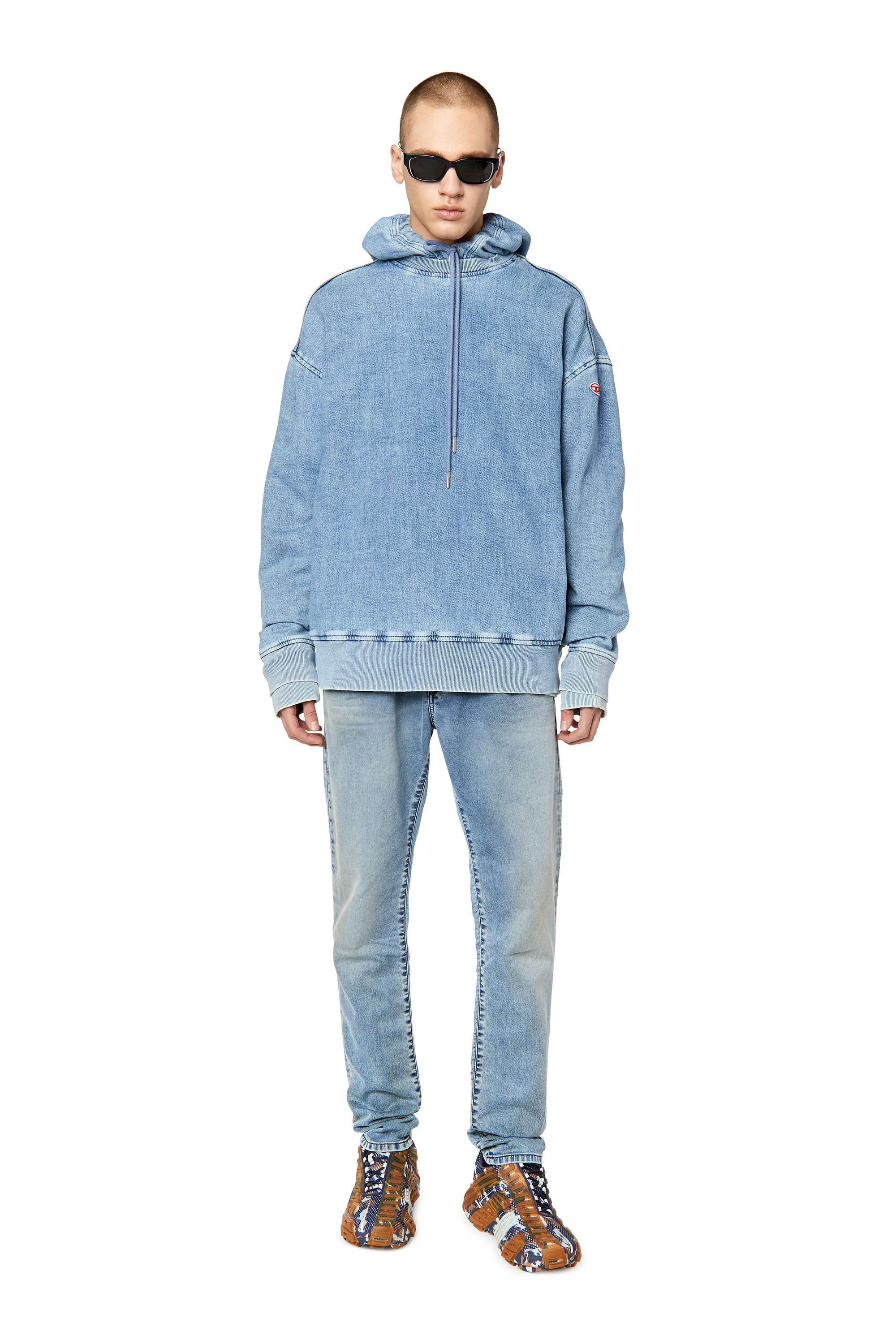 Diesel - D-Strukt JoggJeans® 068DU Slim, Light Blue - Image 4