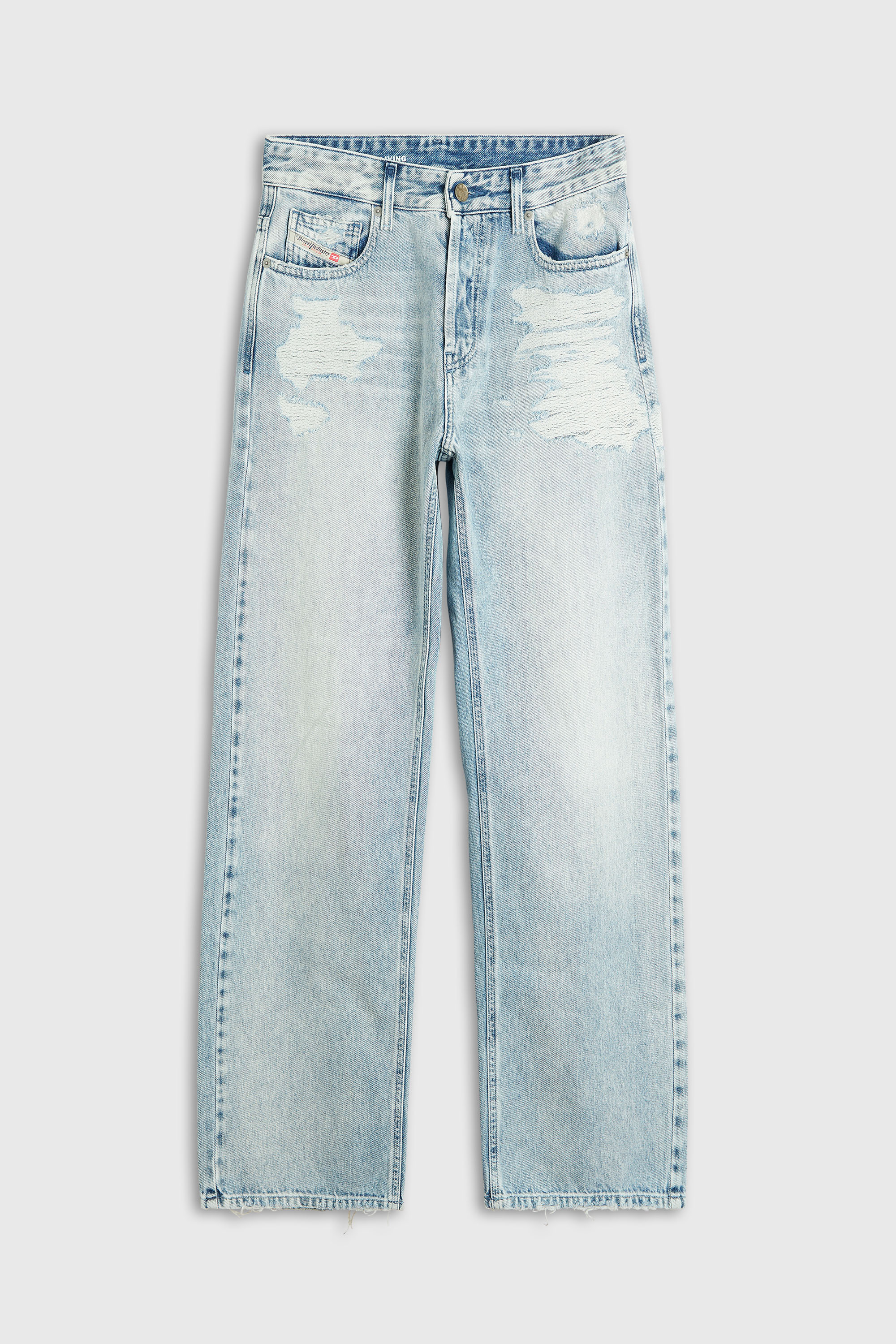 Diesel - Woman's Relaxed Jeans 1990 D-Waigee 09R51, Light Blue - 2