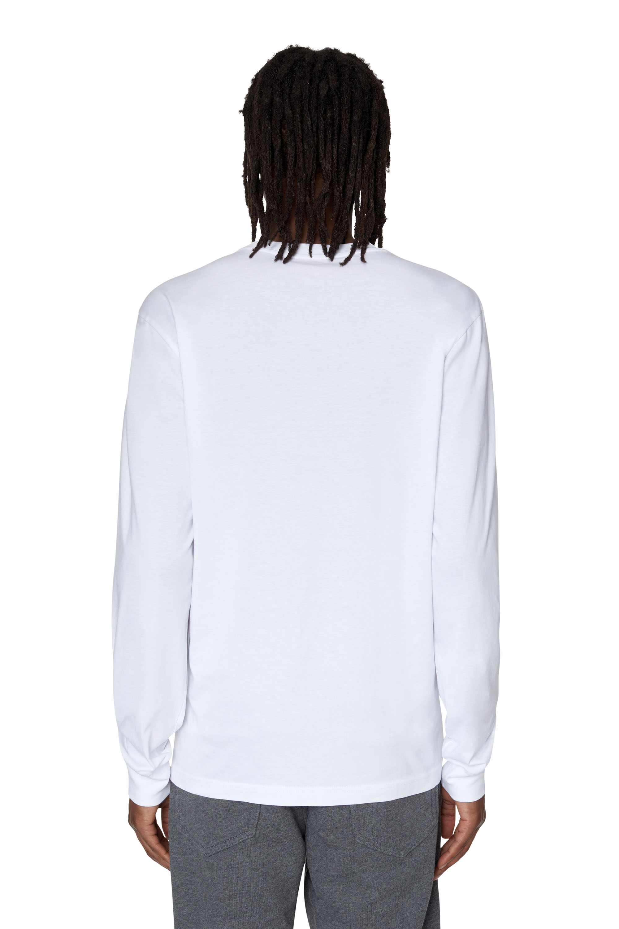 Diesel - T-JUST-LS-D, White - Image 4