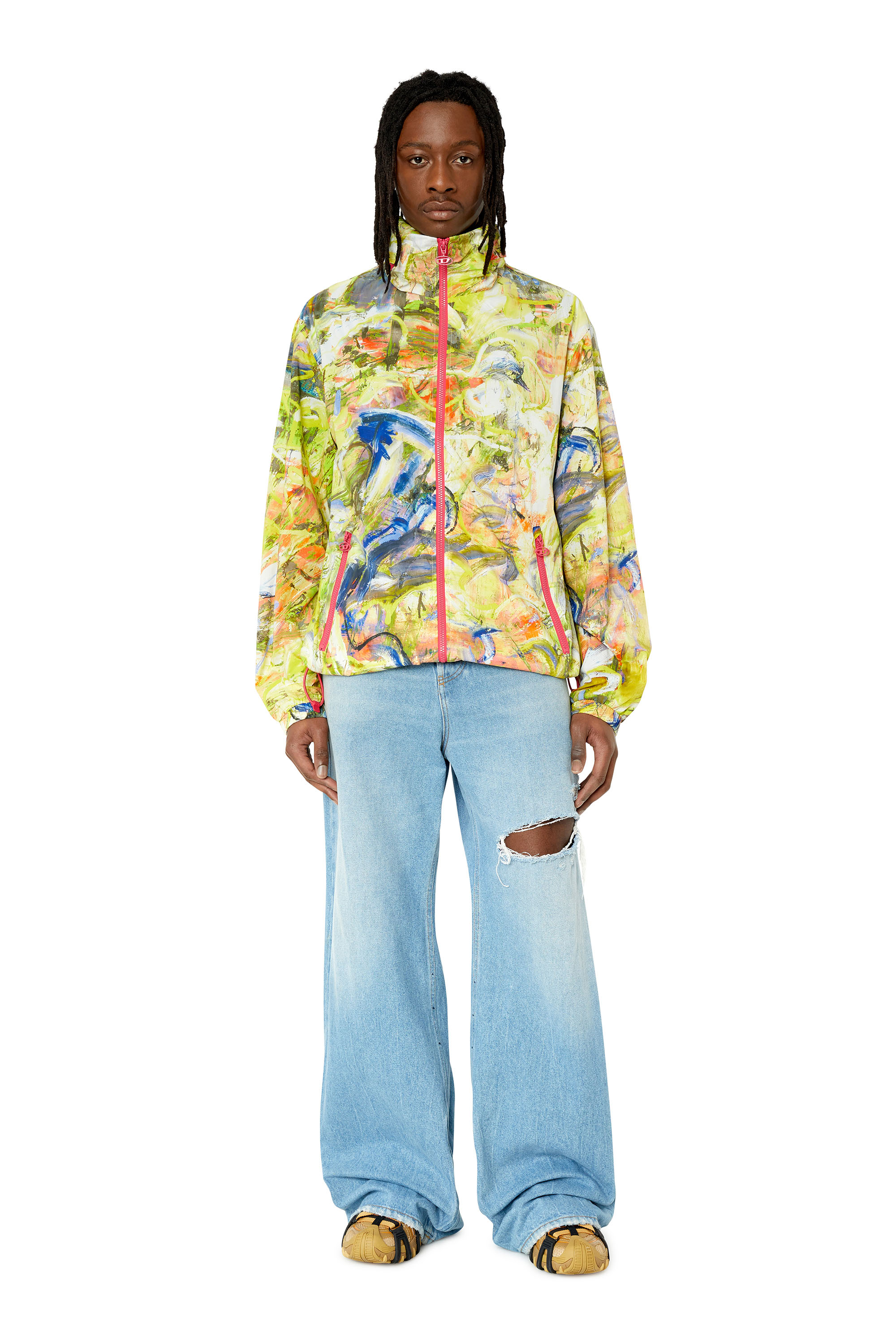 Diesel - J-WARREL-PRINT, White/Yellow - Image 4