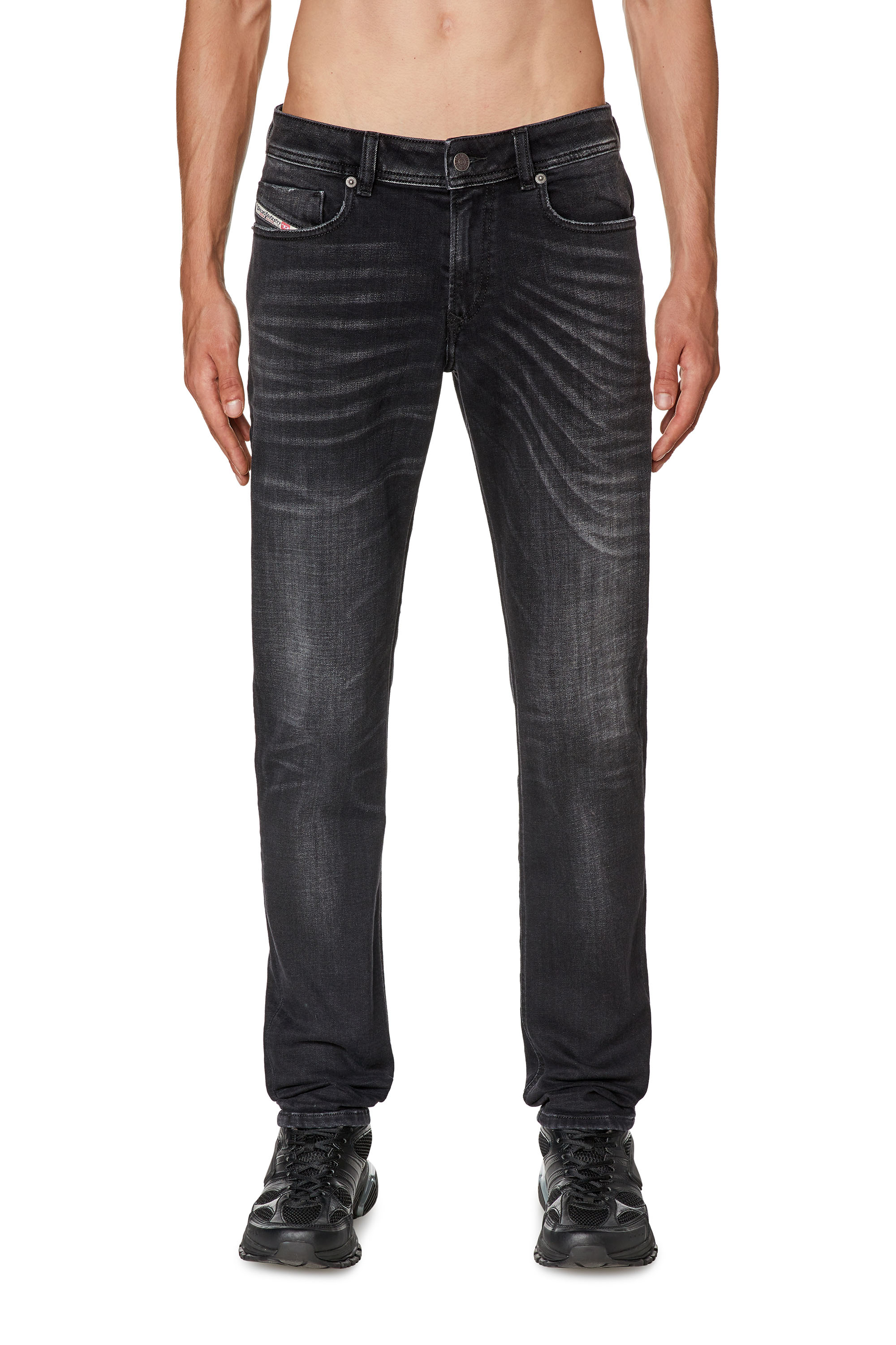 Diesel - Skinny Jeans 1979 Sleenker 09G54, Black/Dark grey - Image 2