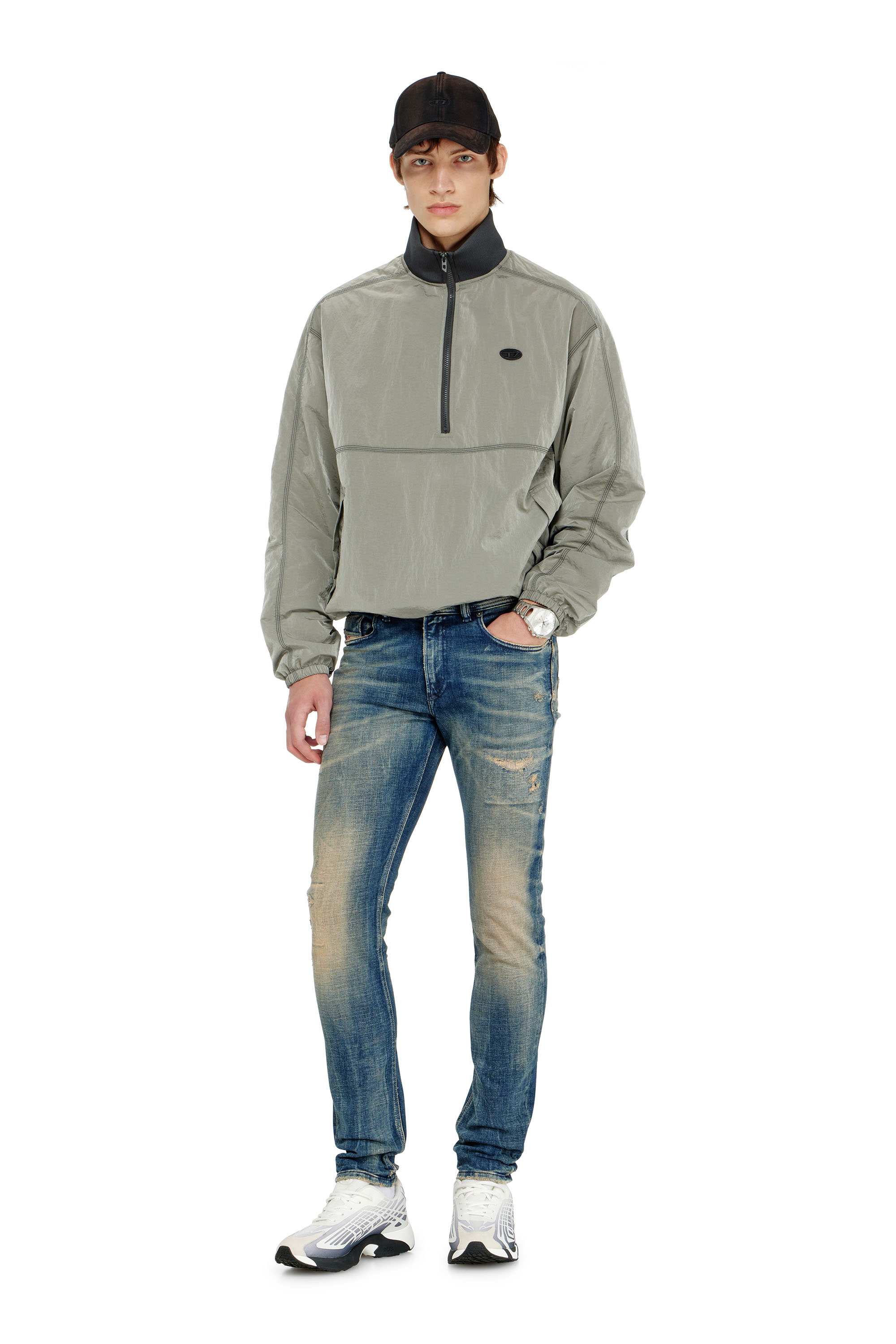 Diesel - Man's Skinny Jeans 1979 Sleenker 09P68, Dark Blue - 2