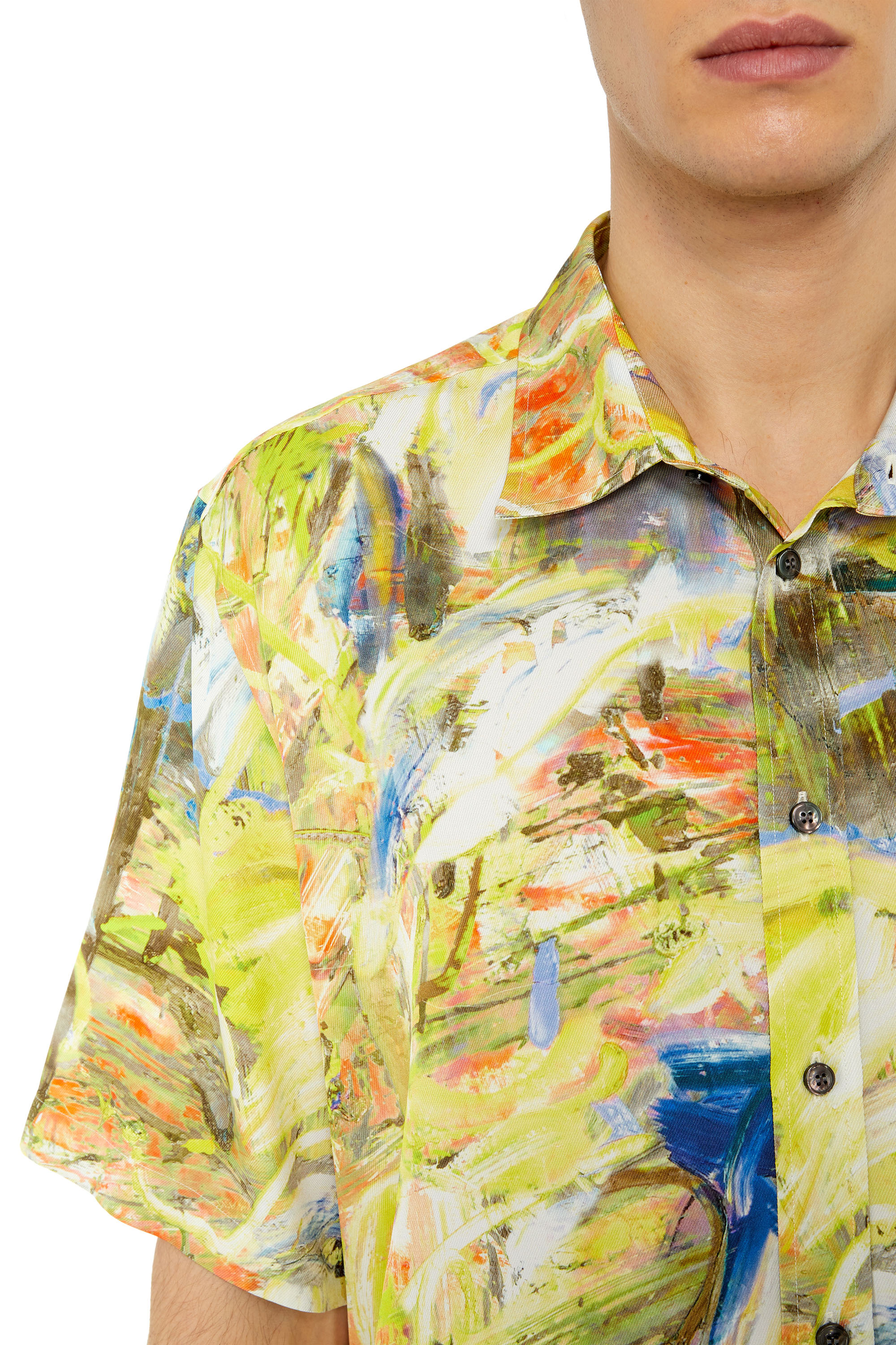 Diesel - S-UMBE-SSL-PRINT, Green/Yellow - Image 5
