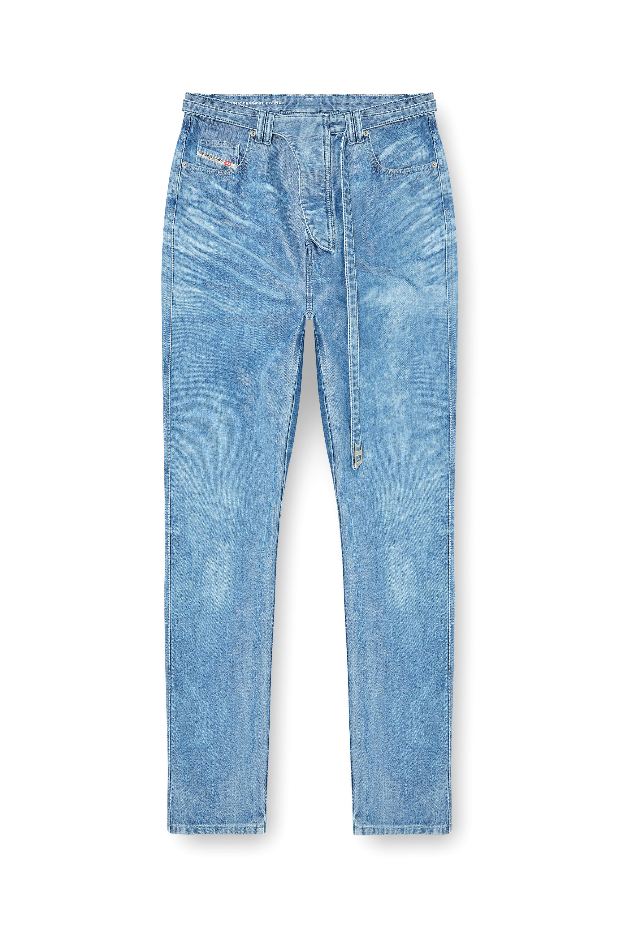 Diesel - Man's Slim Jeans D-JUREN 09P23, Light Blue - 3