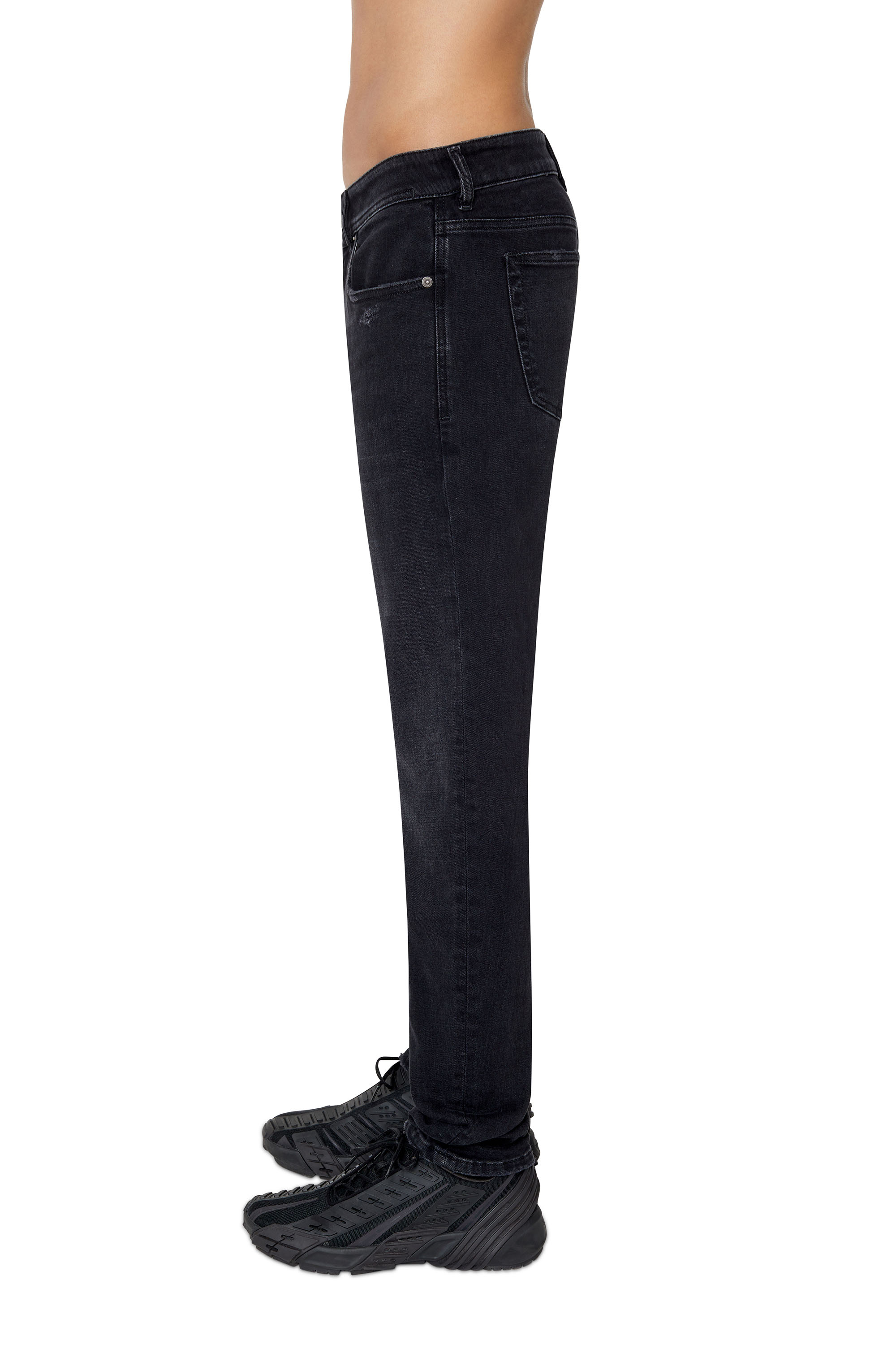 Diesel - 1979 Sleenker 09E42 Skinny Jeans, Black/Dark grey - Image 5