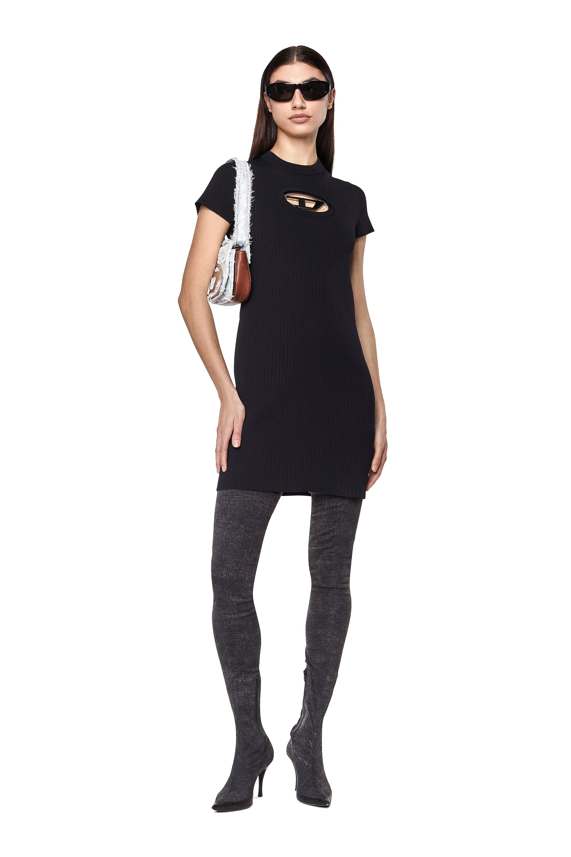 Diesel - M-DESMOINES DRESS, Black - Image 1