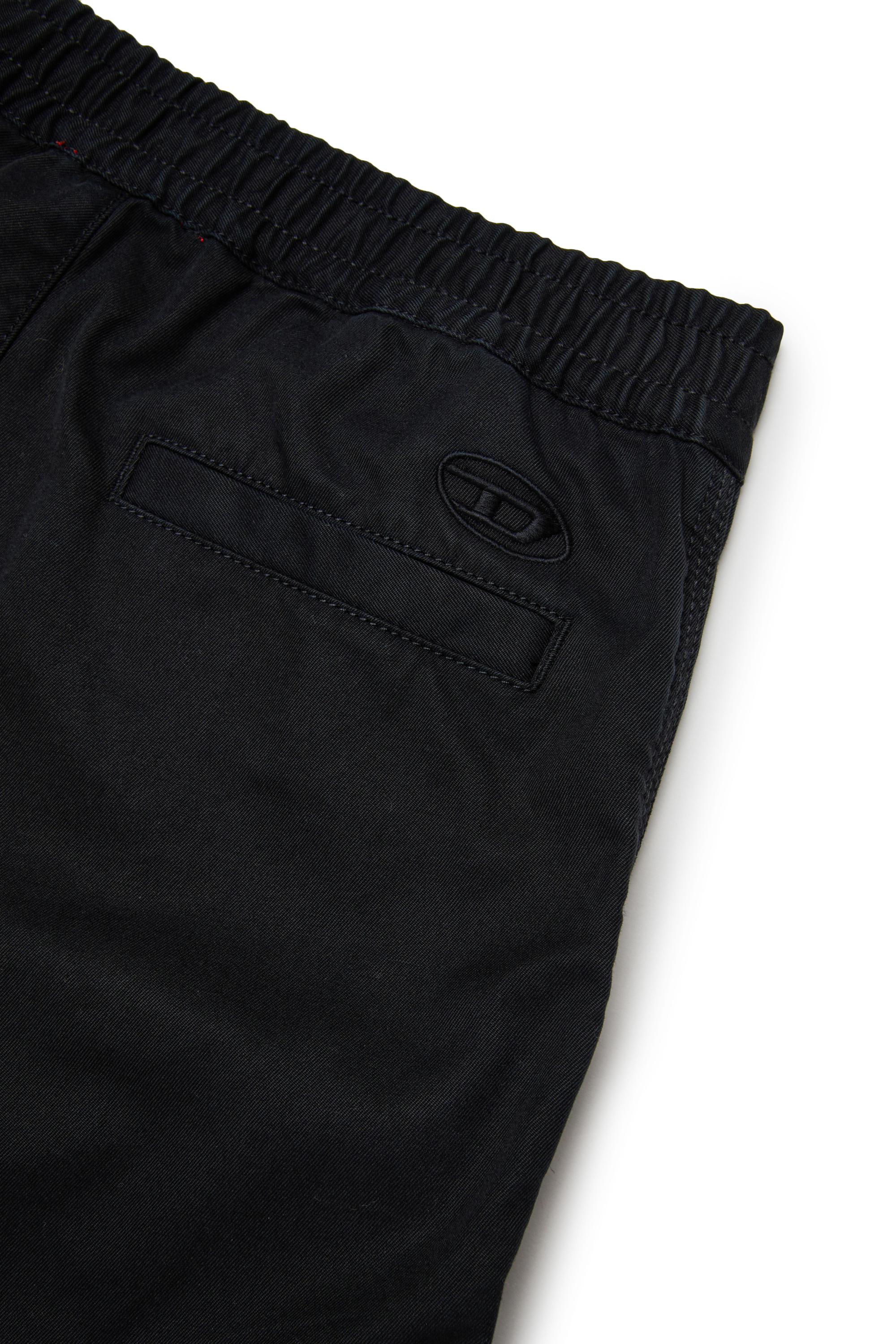 Diesel - PDANZEL, Unisex's Cotton cargo pants with multiple pockets in Black - 4