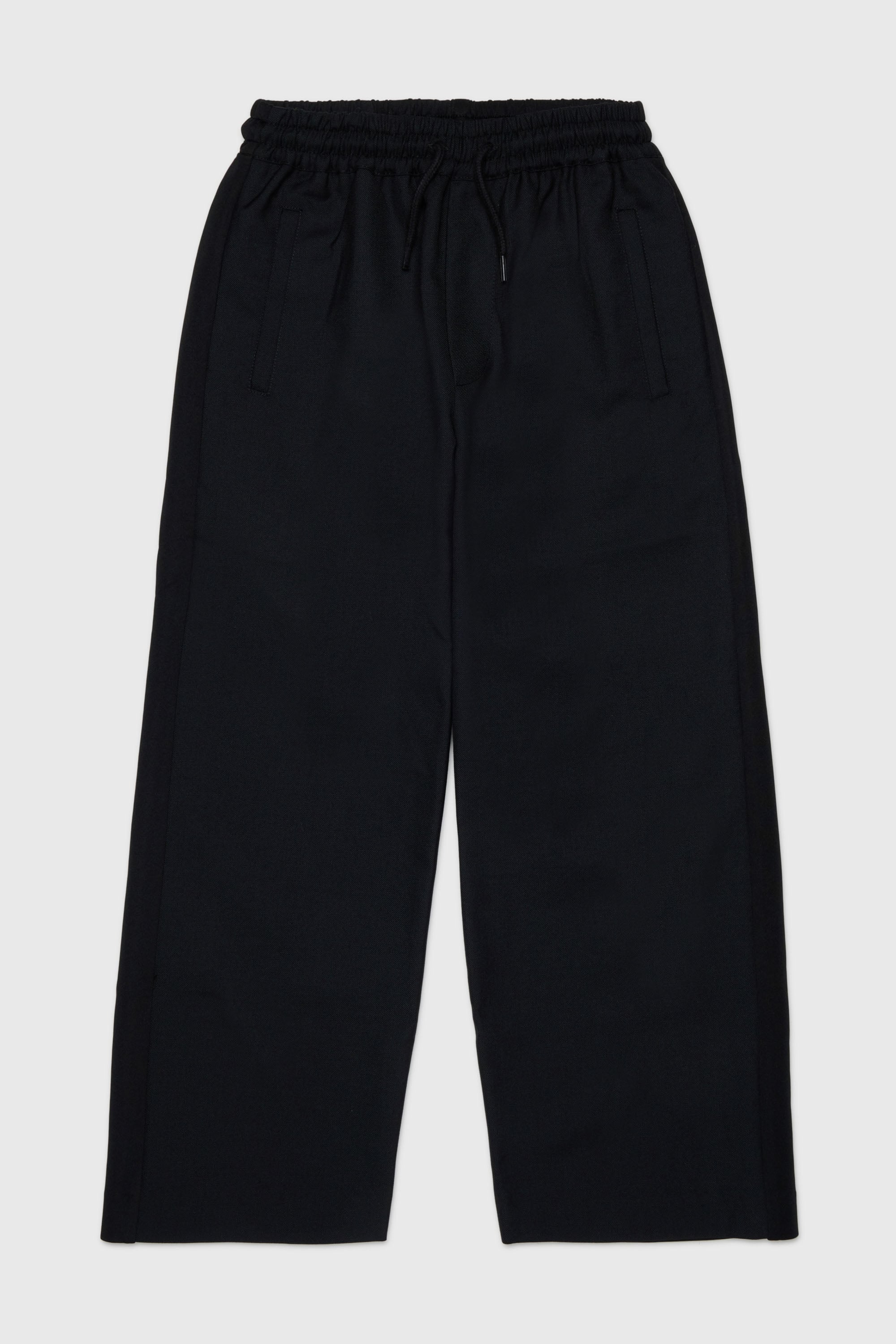 Diesel - PREBON, Man's Sweatpants in wool-blend fabric in Black - 1
