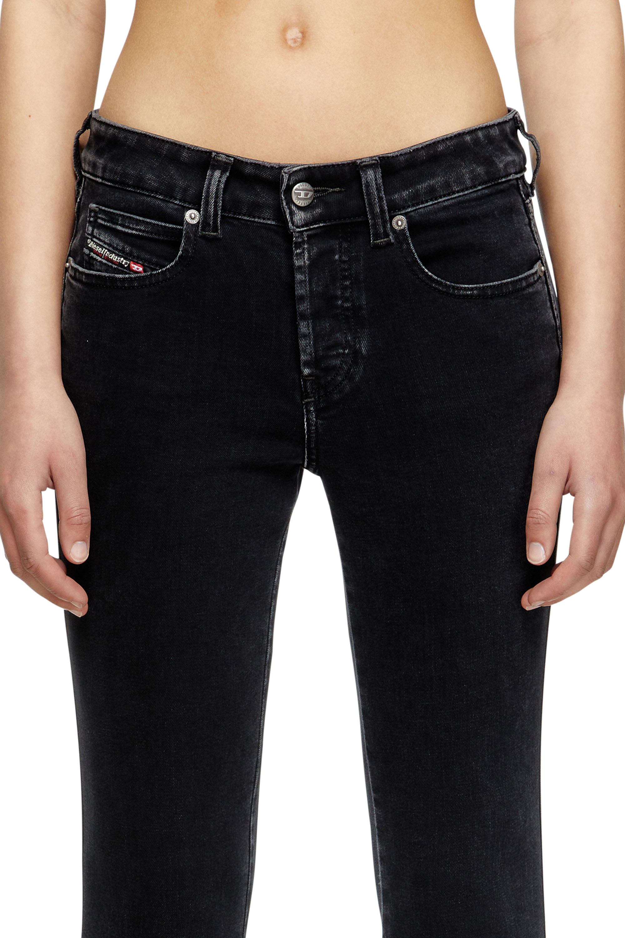 Slim Jeans 1992 D-Jiann 09M69, Black/Dark grey Diesel - Woman's Slim Jeans 1992 D-Jiann 09M69, Black/Dark grey - 5