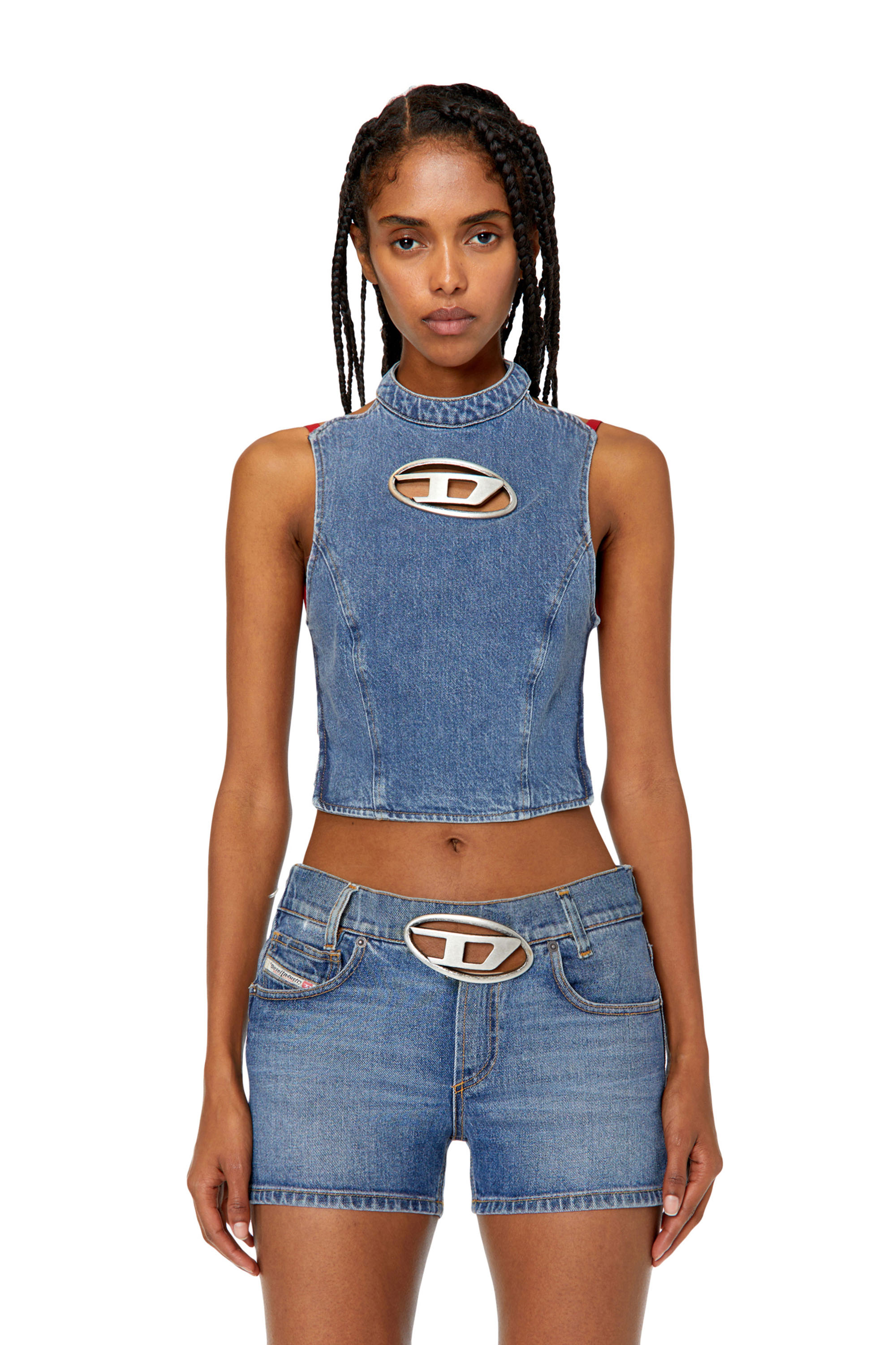 Diesel - DE-THEA-FRINGES, Medium blue - Image 5