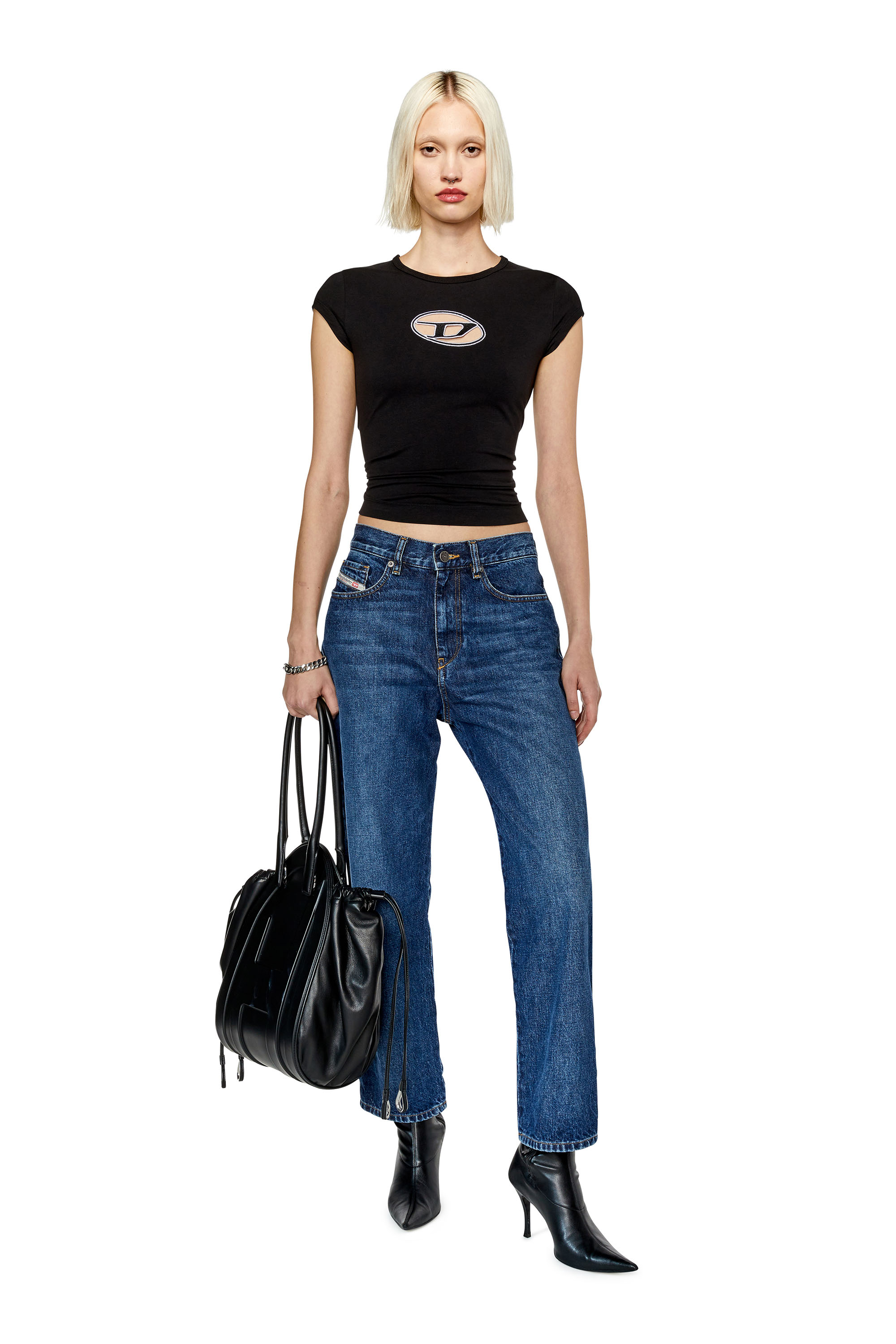 Diesel - 2016 D-Air 09F35 Boyfriend Jeans, Medium blue - Image 4