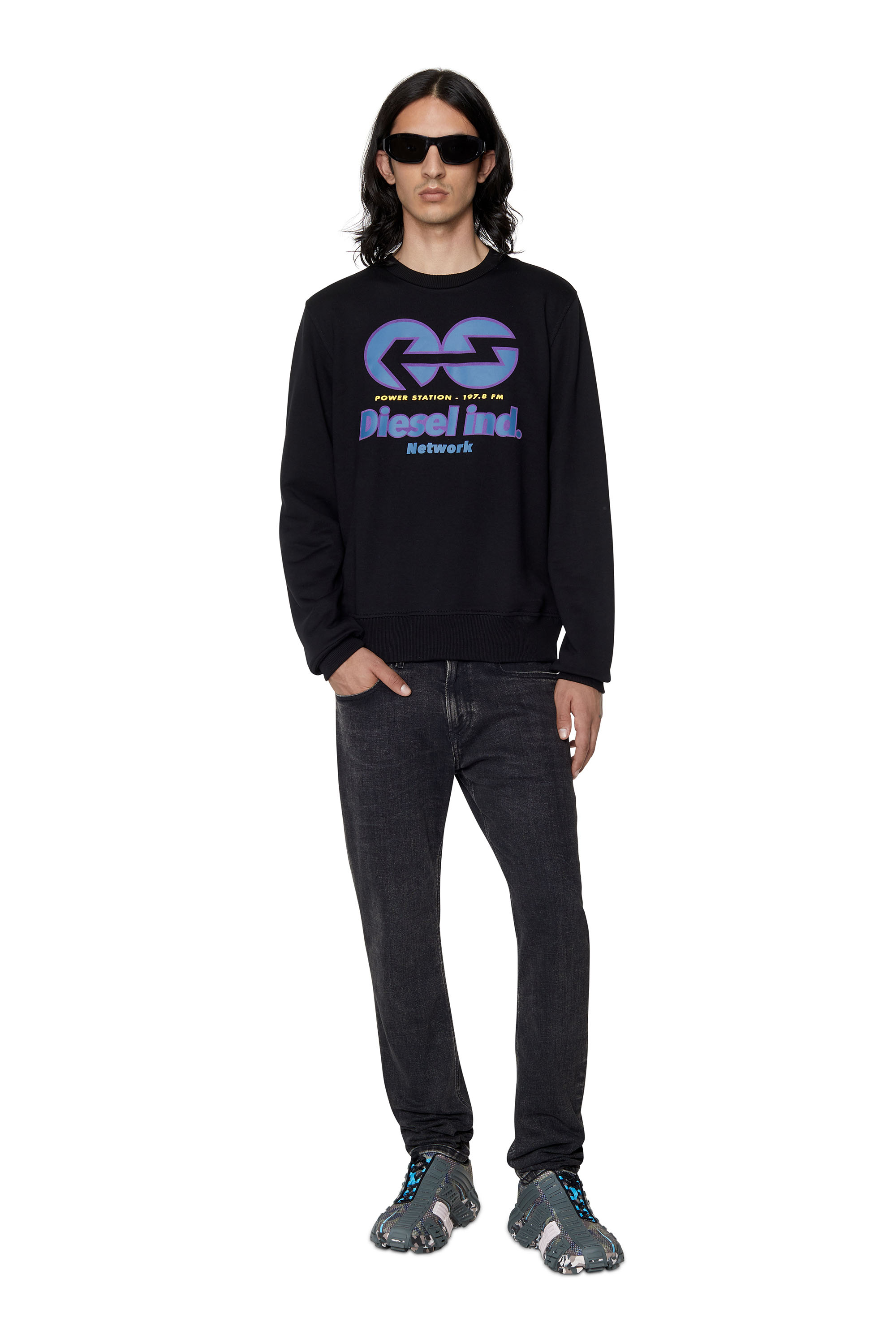Diesel - Skinny Jeans 1979 Sleenker 09C23, Black/Dark grey - Image 1