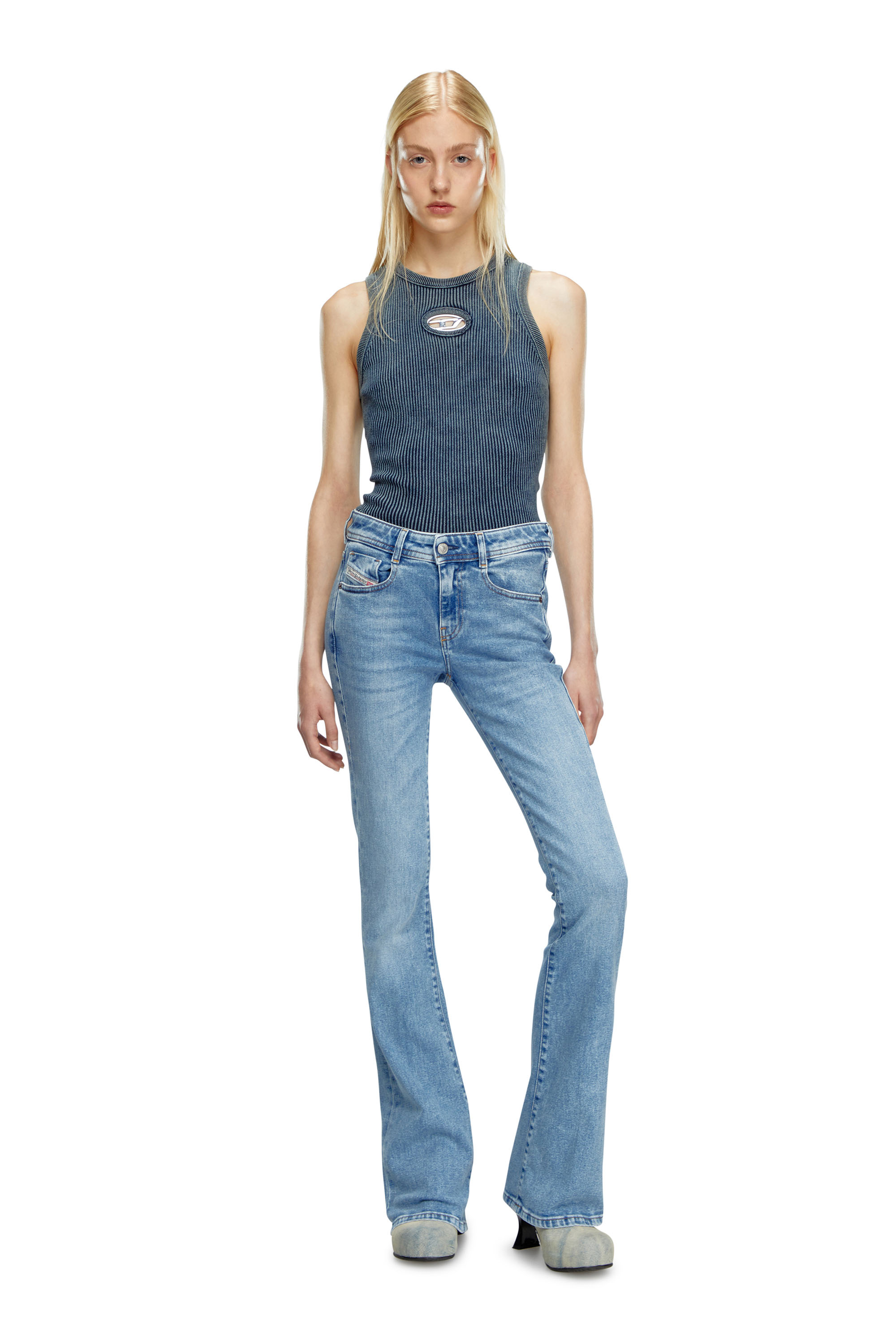 Diesel - Bootcut and Flare Jeans 1969 D-Ebbey 9B92L, Light Blue - Image 2