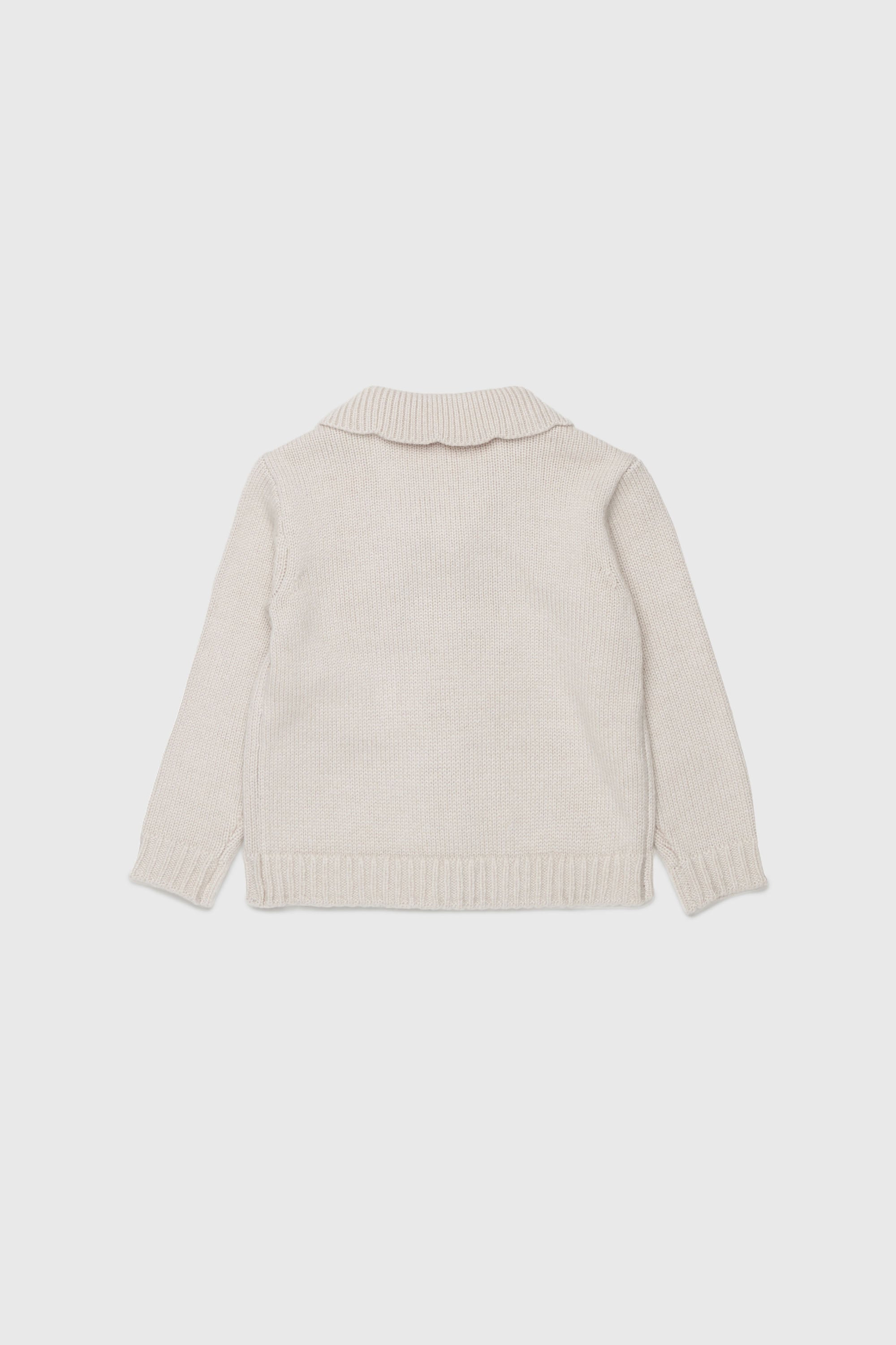 Diesel - KSCALOB, Woman's Cashmere-enriched cardigan with scalloped collar in White - 2