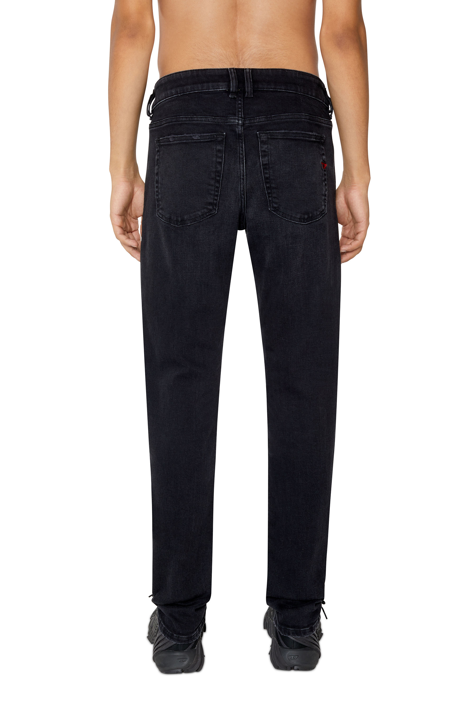 Diesel - 1979 Sleenker 09E42 Skinny Jeans, Black/Dark grey - Image 3