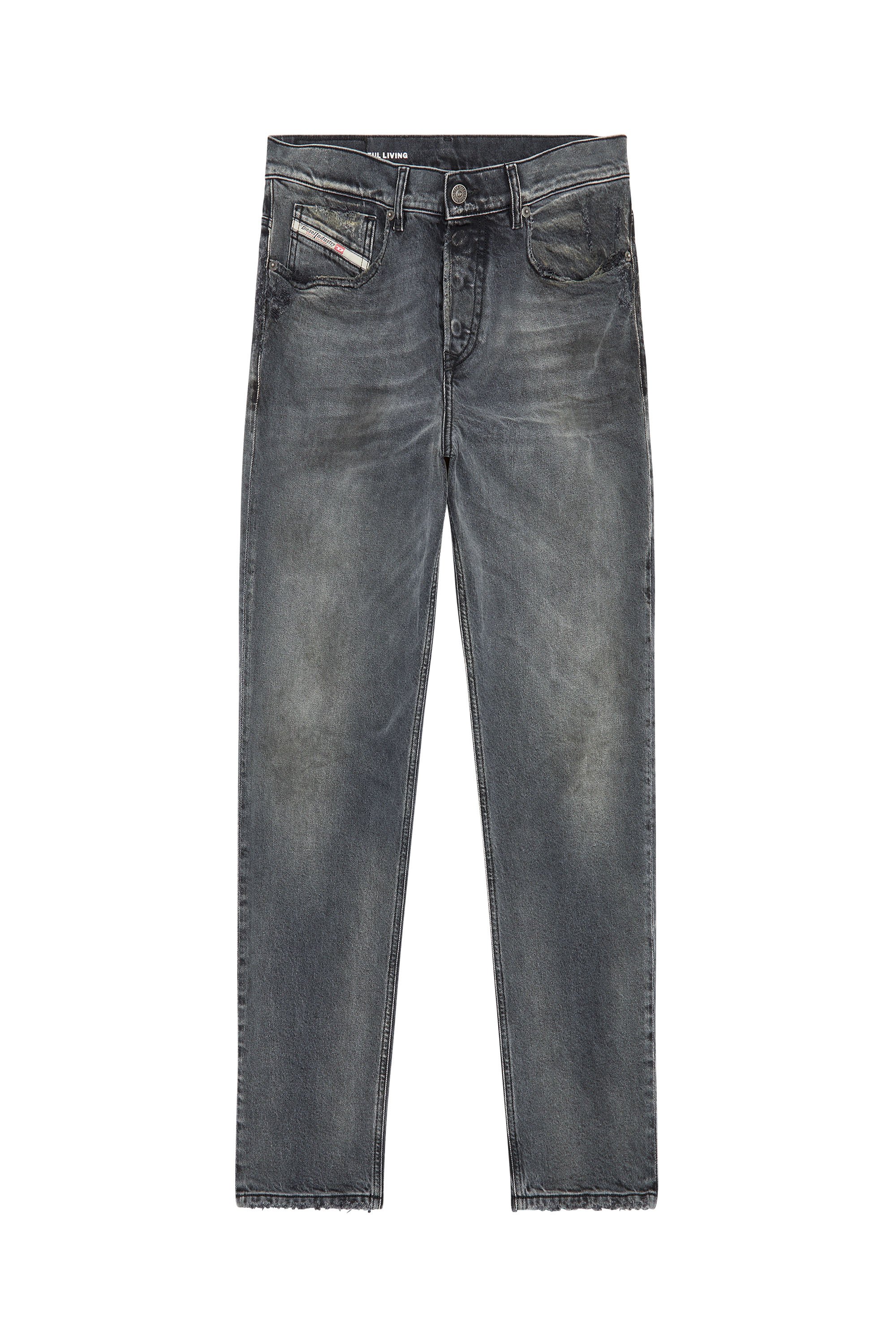 Diesel - 2005 D-Fining 09F17 Tapered Jeans, Black/Dark grey - Image 5