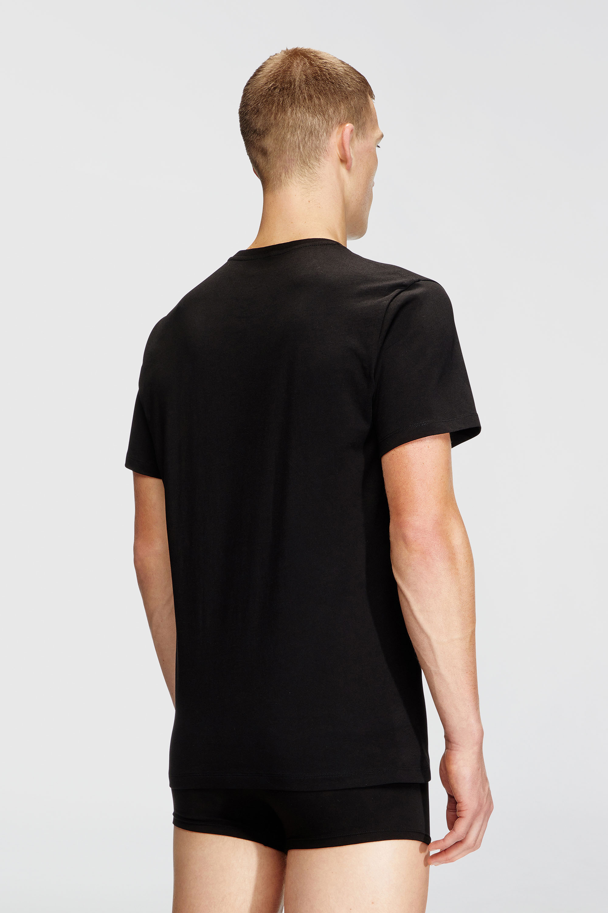 Diesel - RANDAL-D-BOX-3PACK, Man's Three-pack of T-shirts in Black - 4