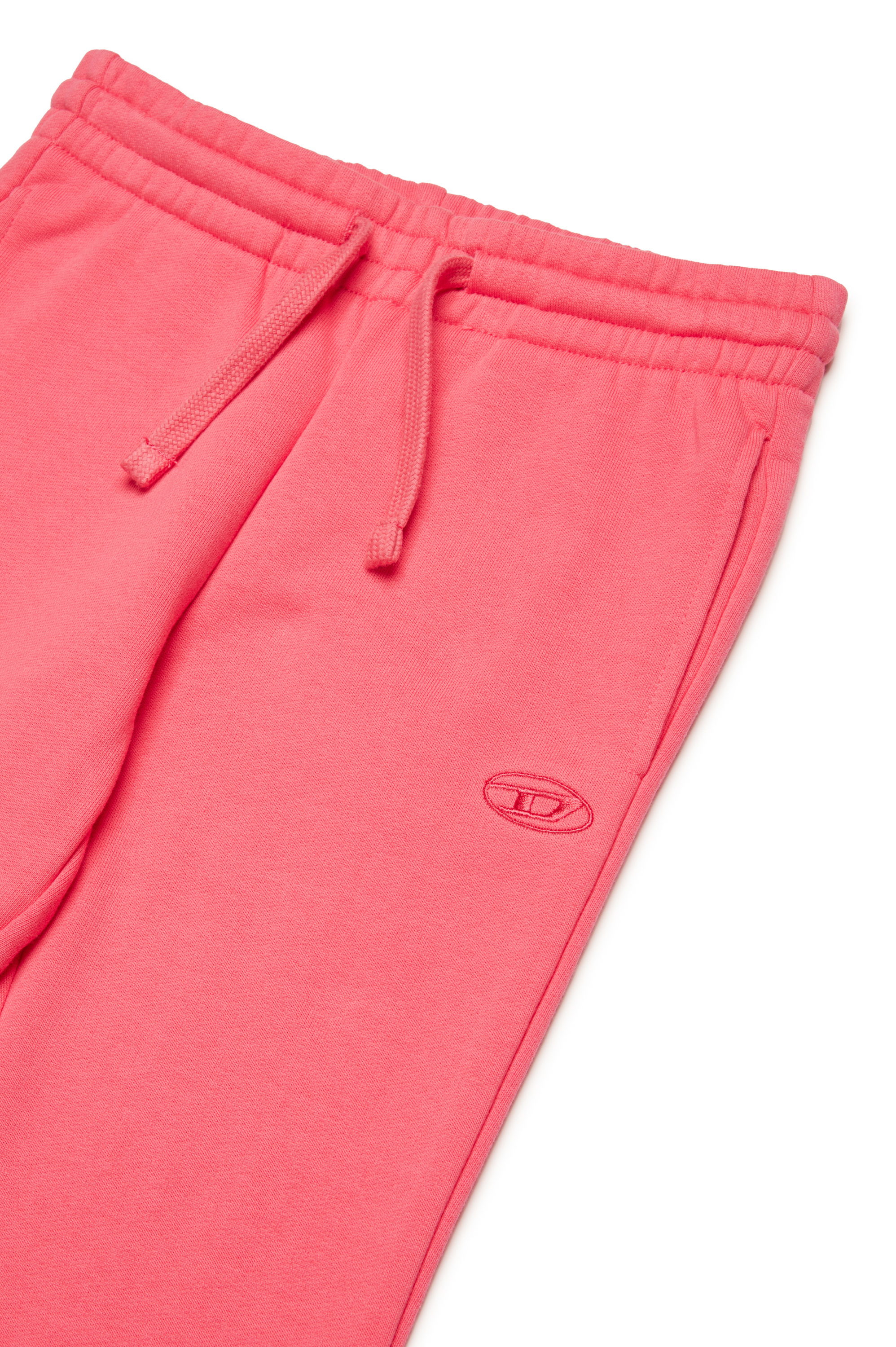 Diesel - PENTTY, Woman Flared sweatpants with logo embroidery in Pink - Image 3
