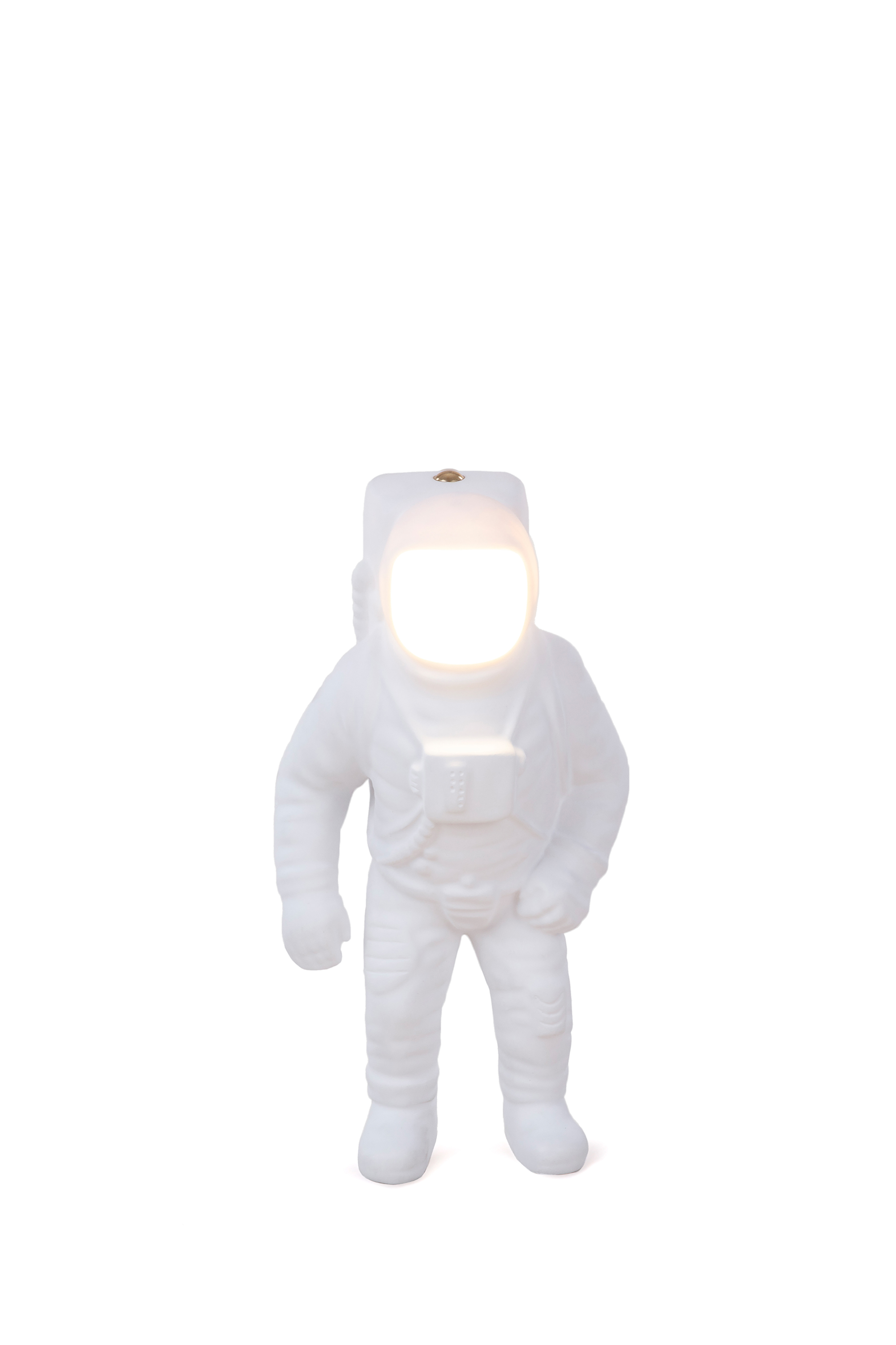 Diesel - 10939COSMIC FLASHING, Unisex's Resin rechargeable led table lamp "Cosmic-flashing starman" in White - 1