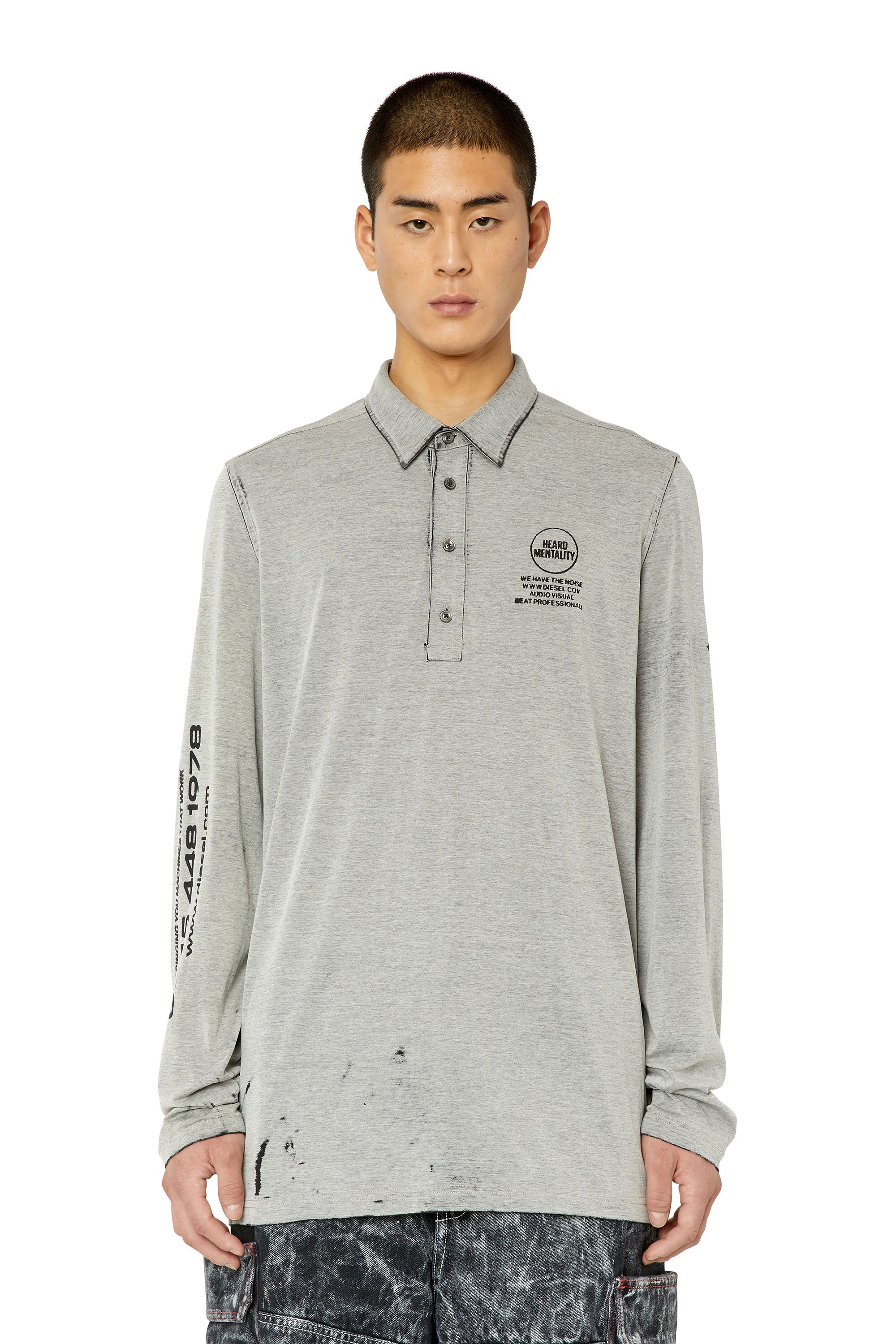 Diesel - S-HIRT, Grey - Image 1
