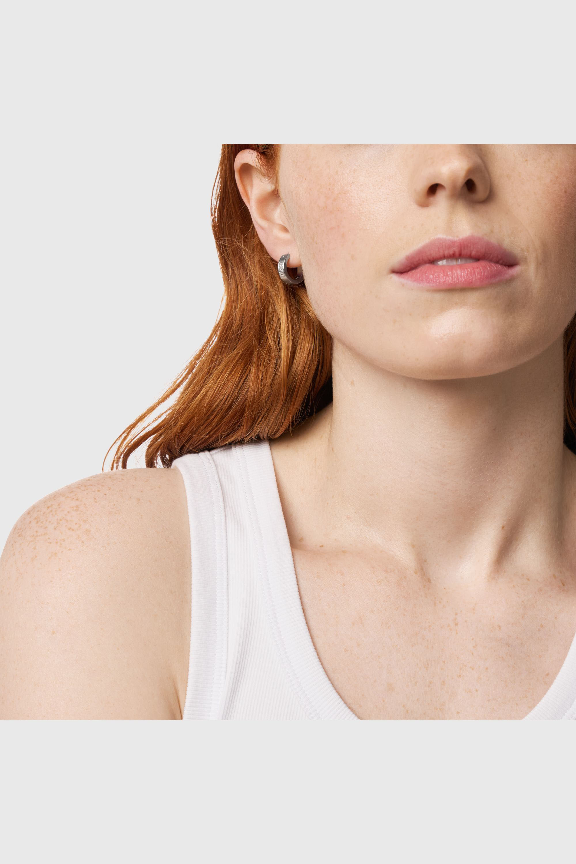 Diesel - DX1639040 JEWELLERY, Unisex's Stainless steel hoop earring in Silver - 3