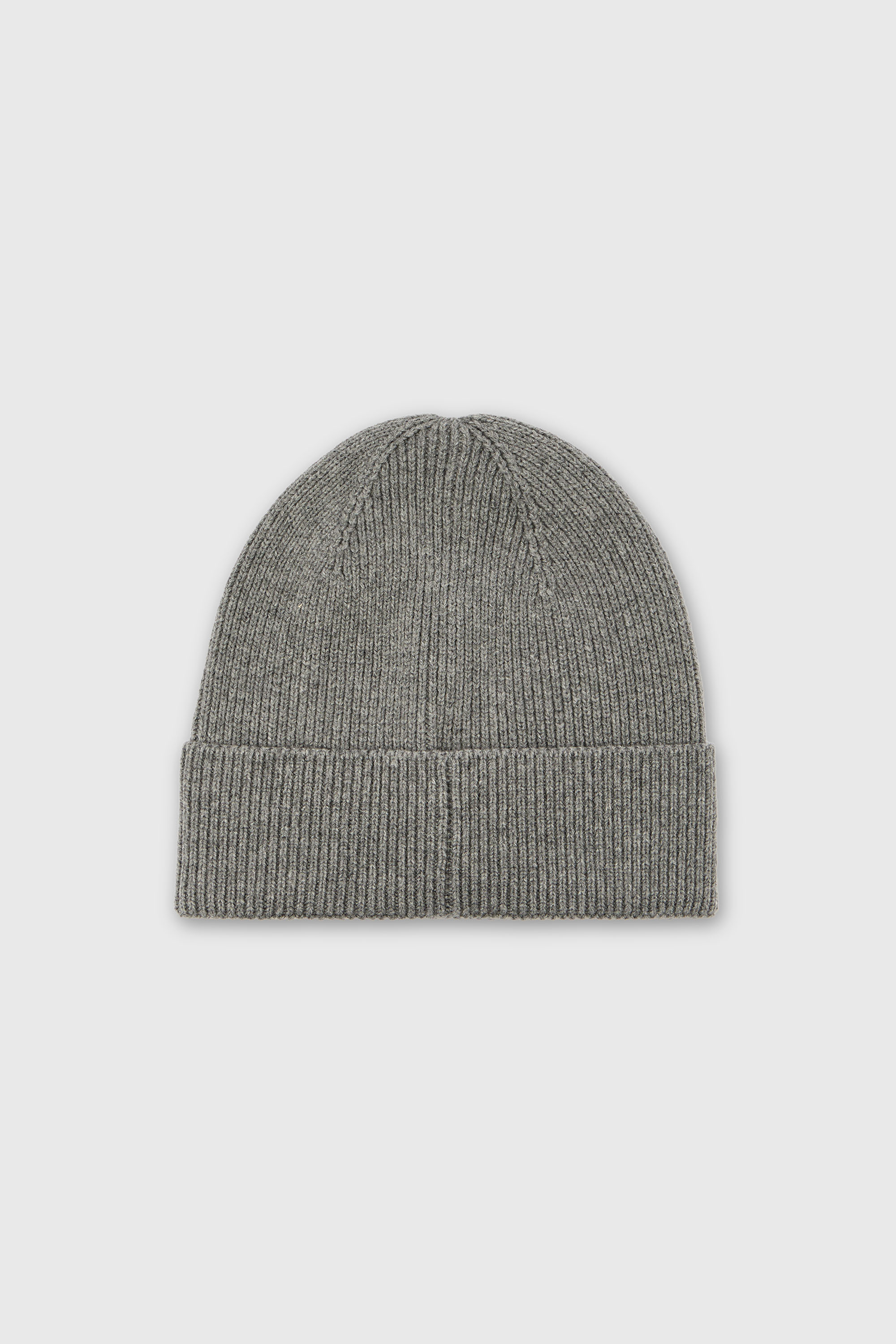 Diesel - K-CODER-FULLY B, Unisex's Ribbed beanie with D embroidery in Grey - 2