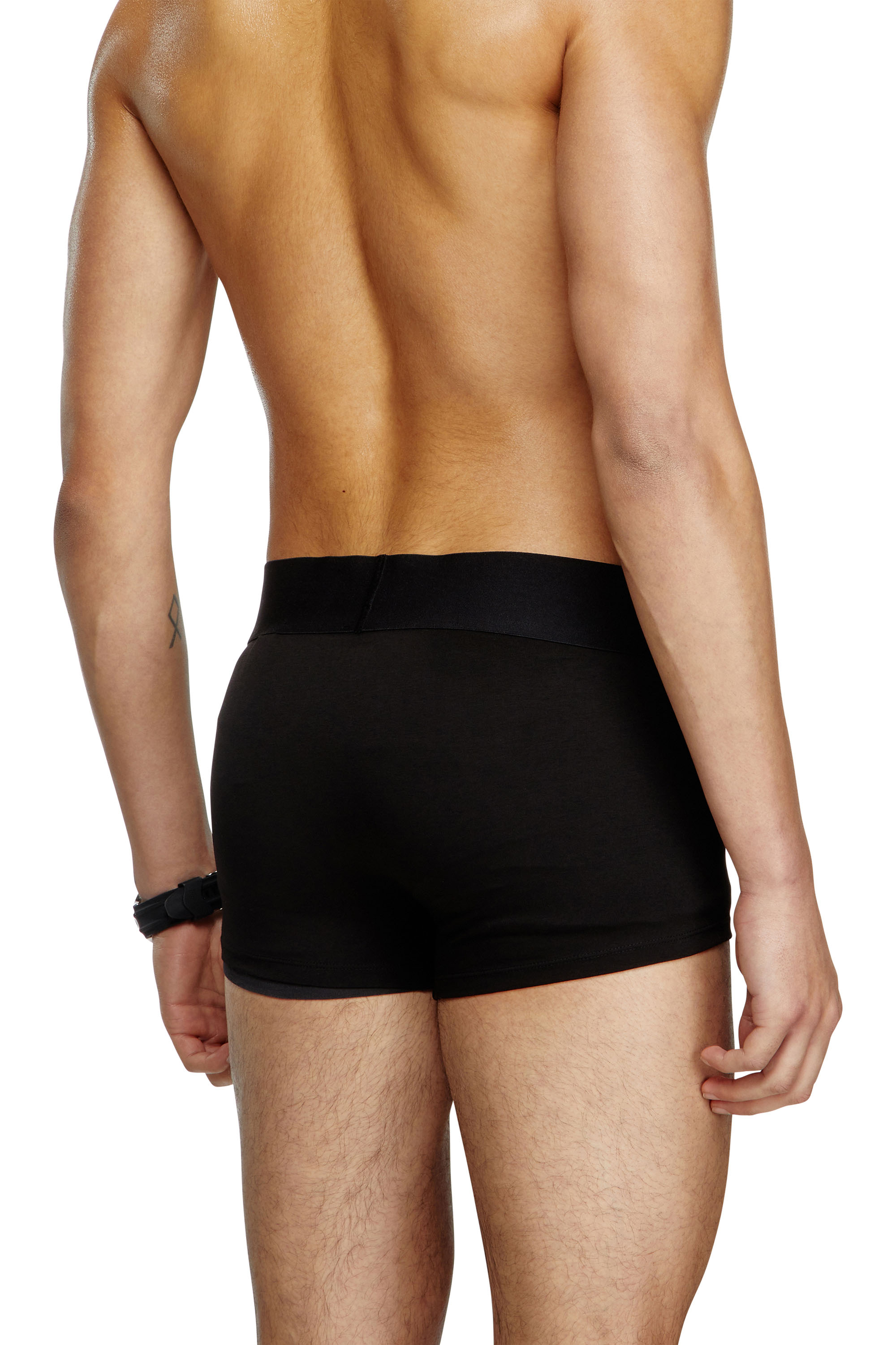 Diesel - UMBX-DAMIENTHREEPACK-5.5EL, Man's Three-pack boxer briefs in stretch cotton in Black - 4