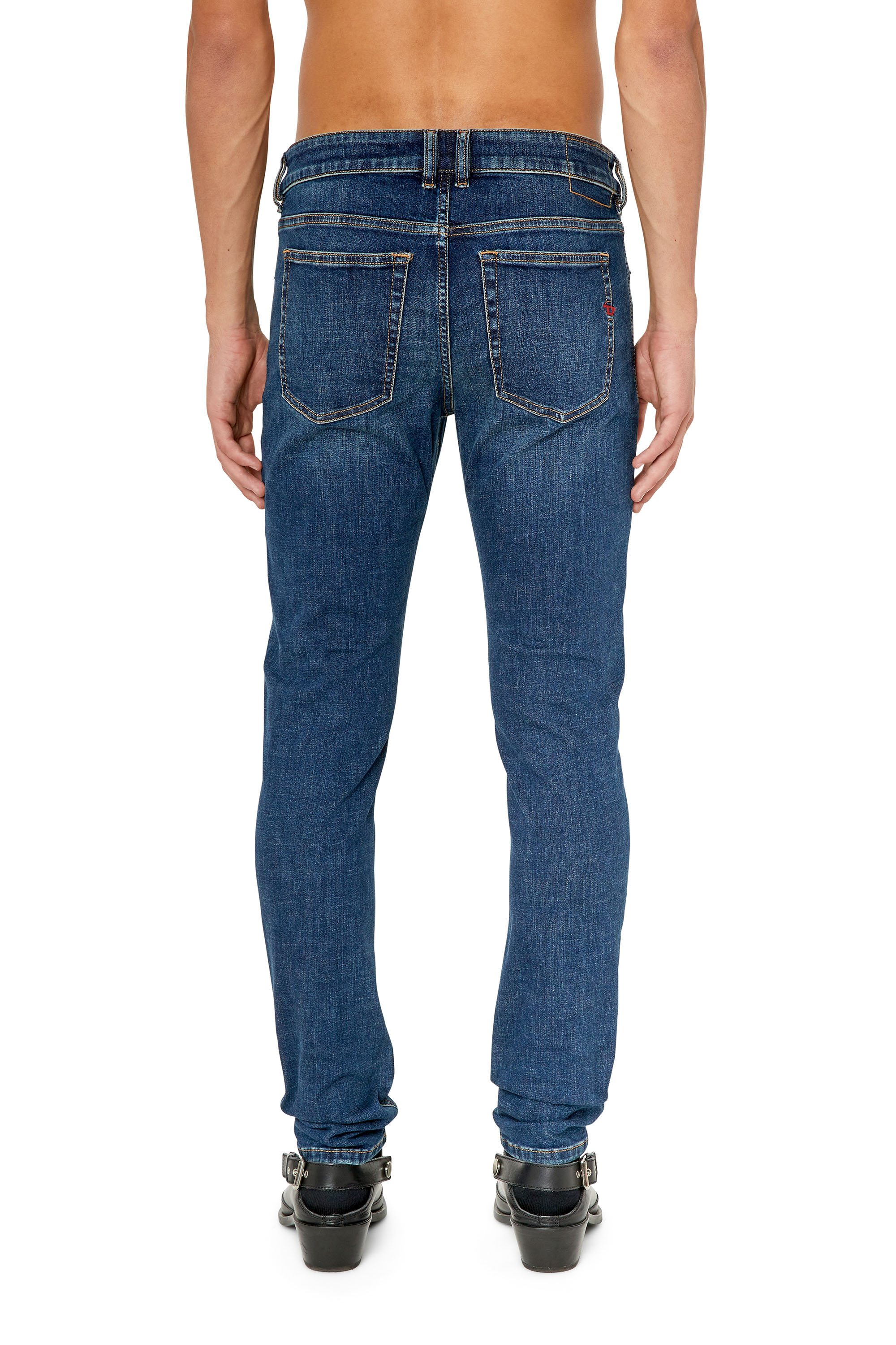 Diesel - 1979 Sleenker 09E95 Skinny Jeans, Dark Blue - Image 2