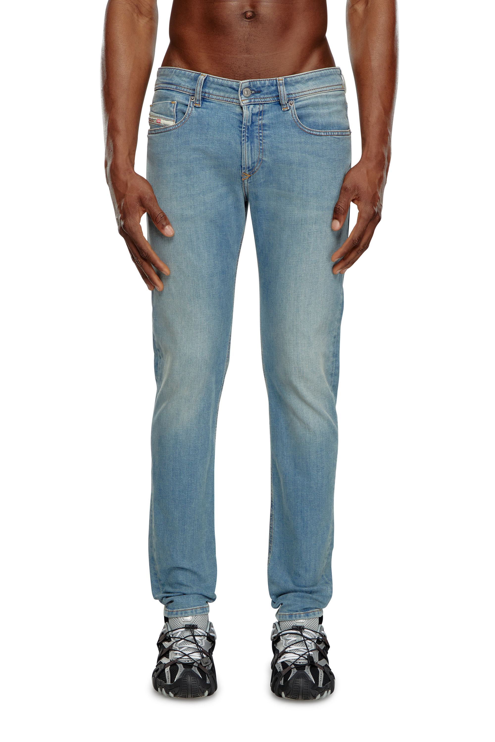 Diesel - Man's Skinny Jeans 1979 Sleenker 09J16, Light Blue - 1