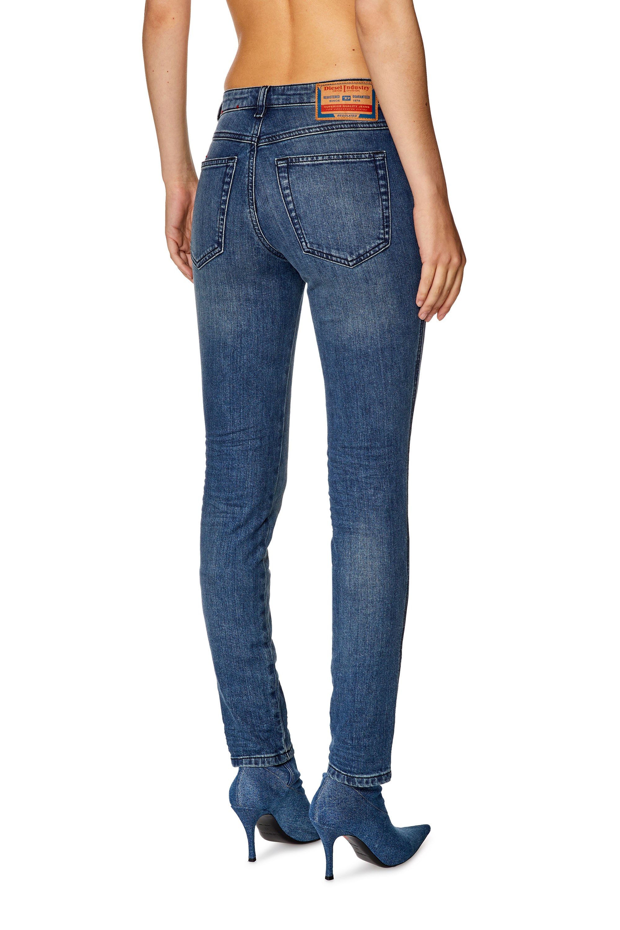Diesel - Skinny Jeans 2015 Babhila 0LICM, Medium blue - Image 2