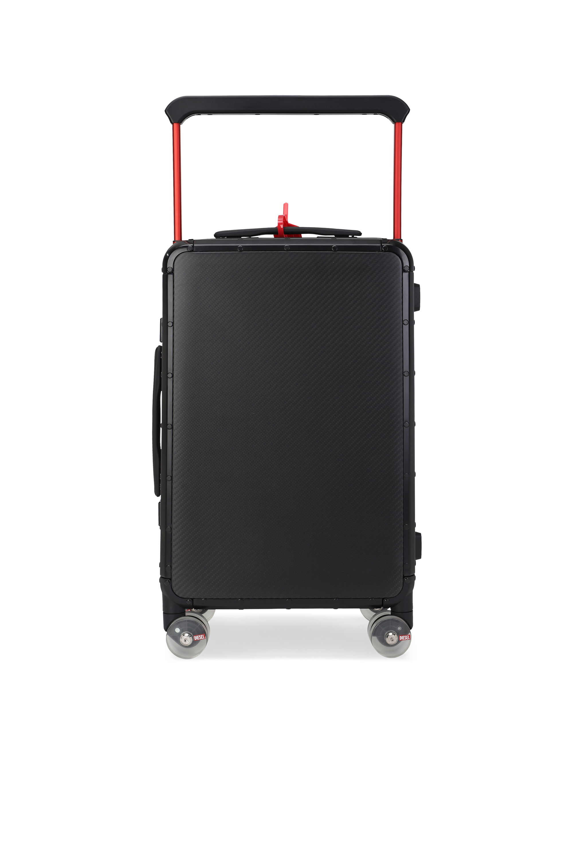 Diesel - DIESEL CARBON FIBER TROLLEY-BLACK- DSL00, Unisex's Carbon fiber suitcase size S in Black - 2