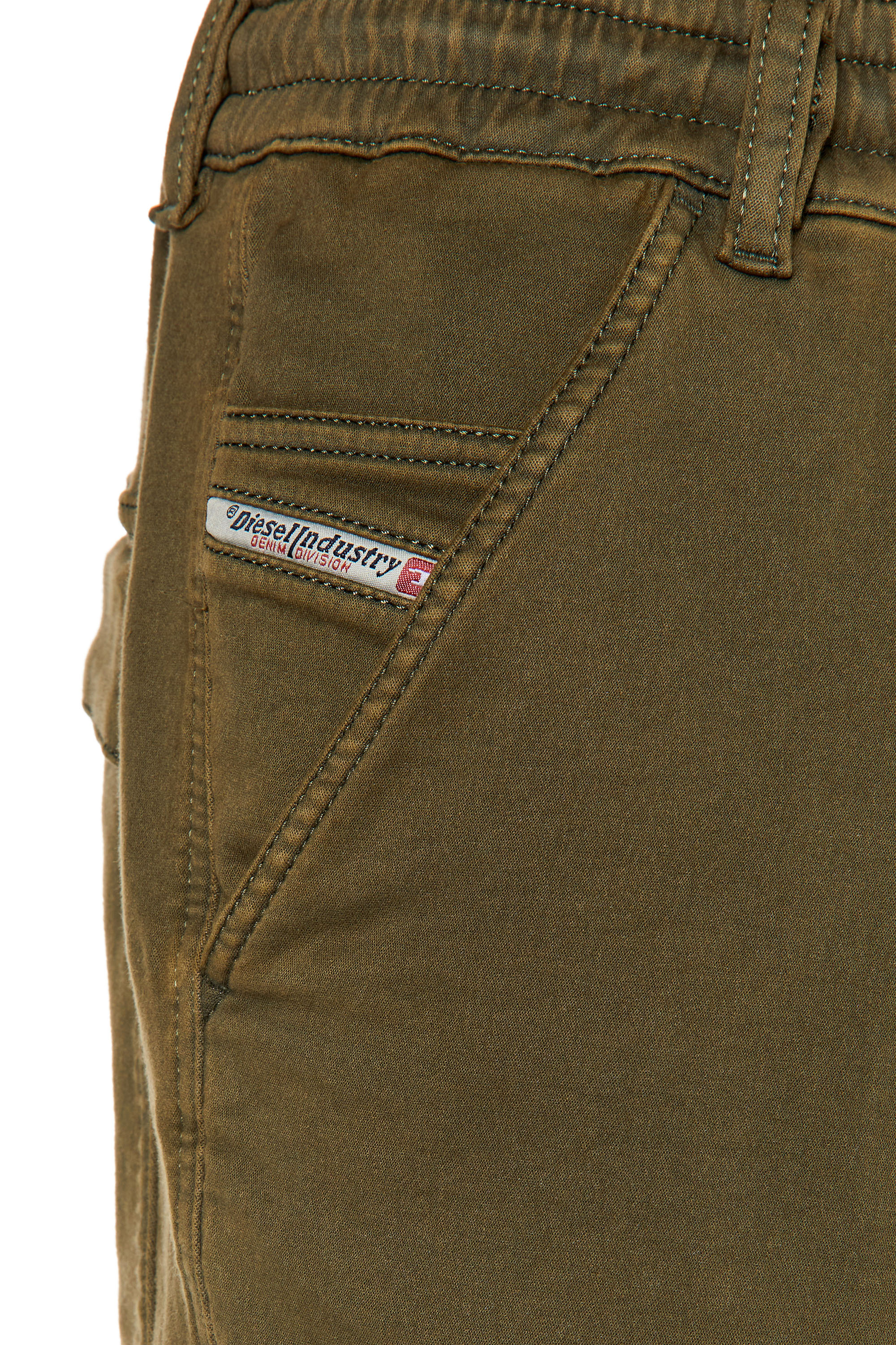 Diesel - D-KROOLEY-CARGO-SHORT JOGG, Military Green - Image 5