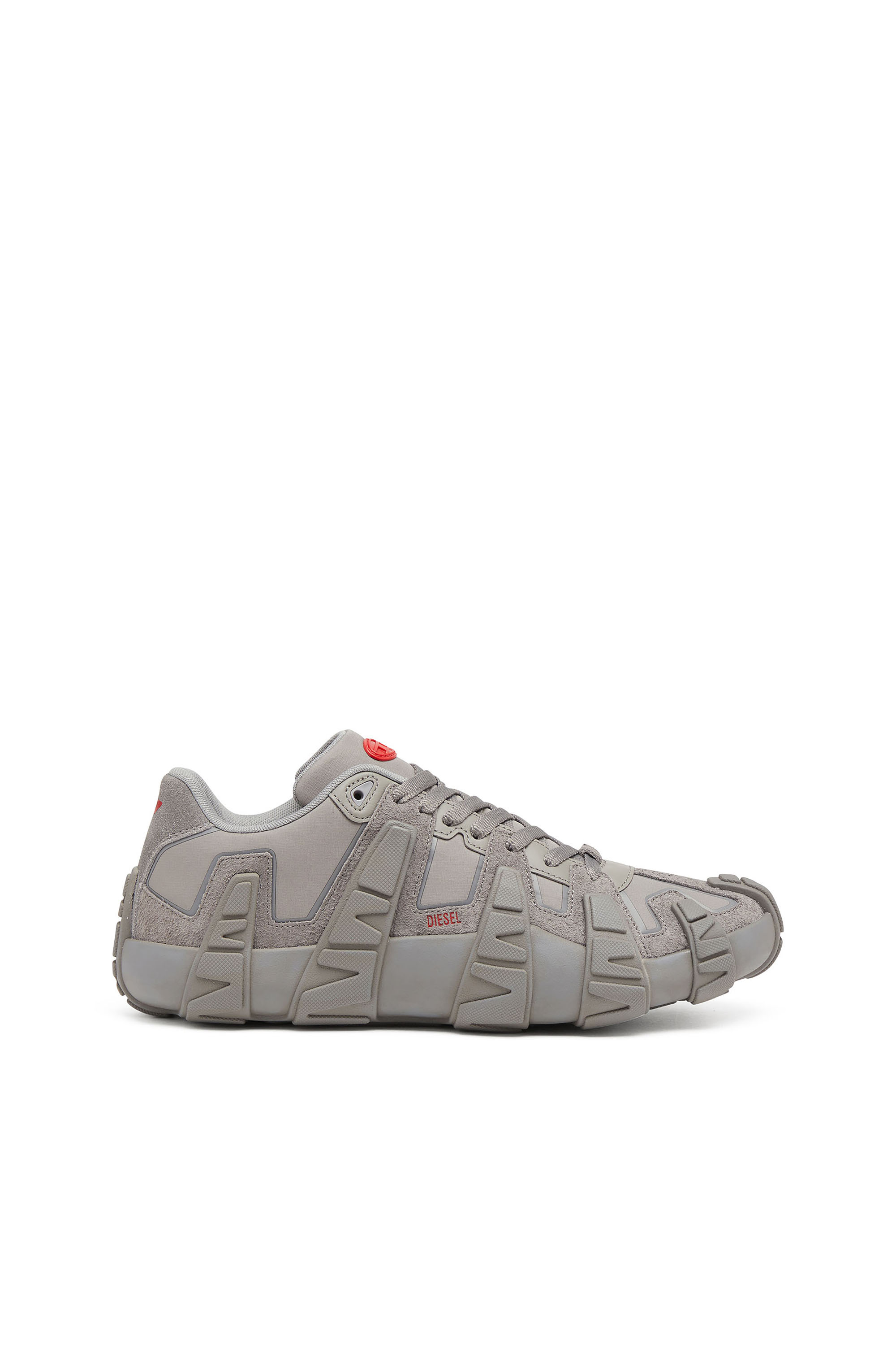 S-D-GRIFFE LOW, Grey Diesel - S-D-GRIFFE LOW, Man's S-D-Griffe - Nylon sneakers in Grey - 1