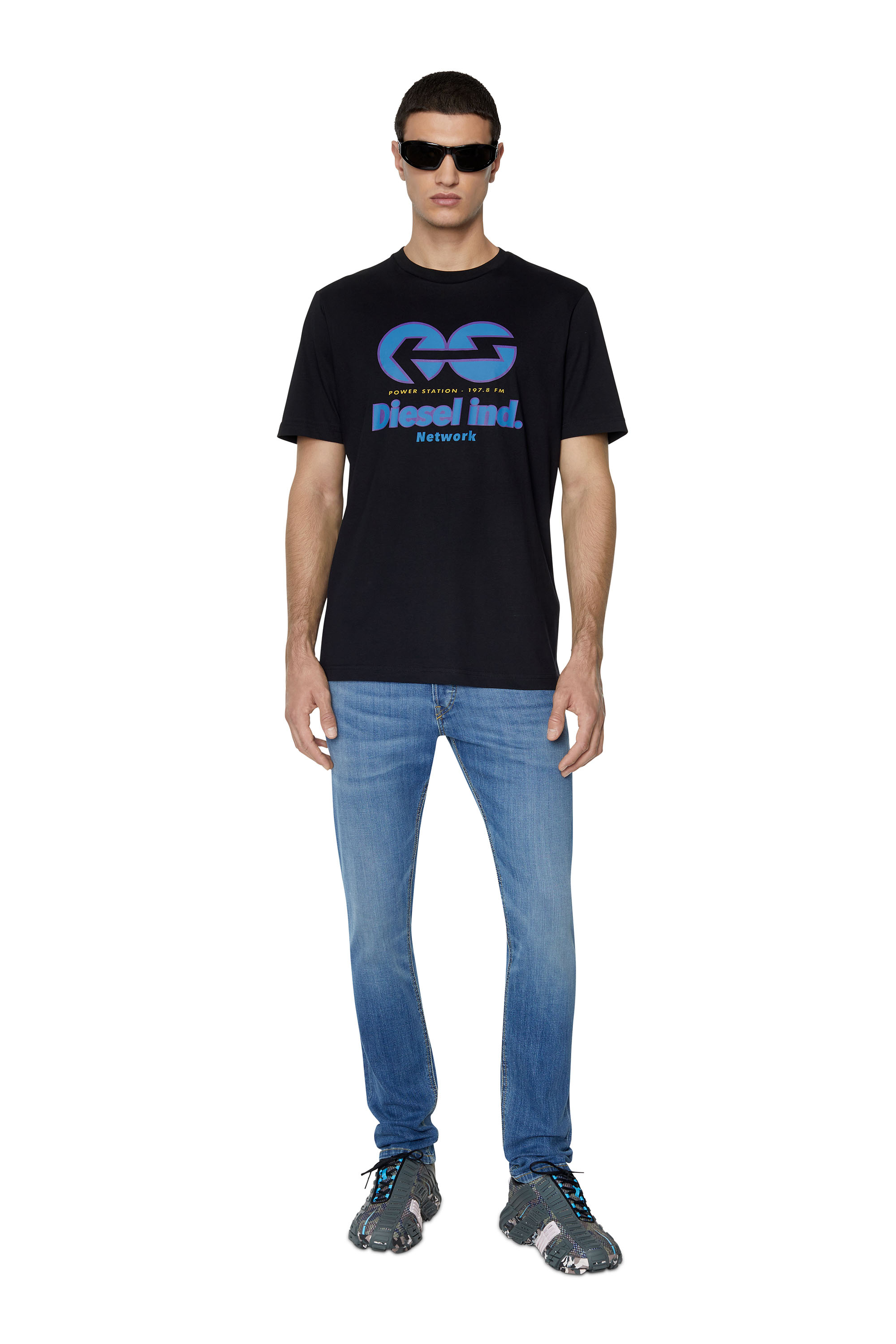 Diesel - D-Luster 0ELAV Slim Jeans, Medium blue - Image 2