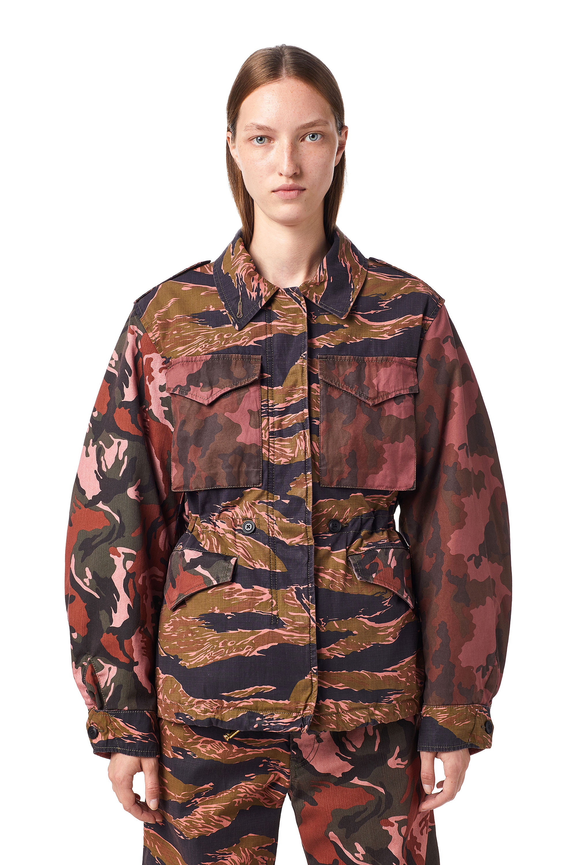 W-CLEA, Green/Pink - Winter Jackets