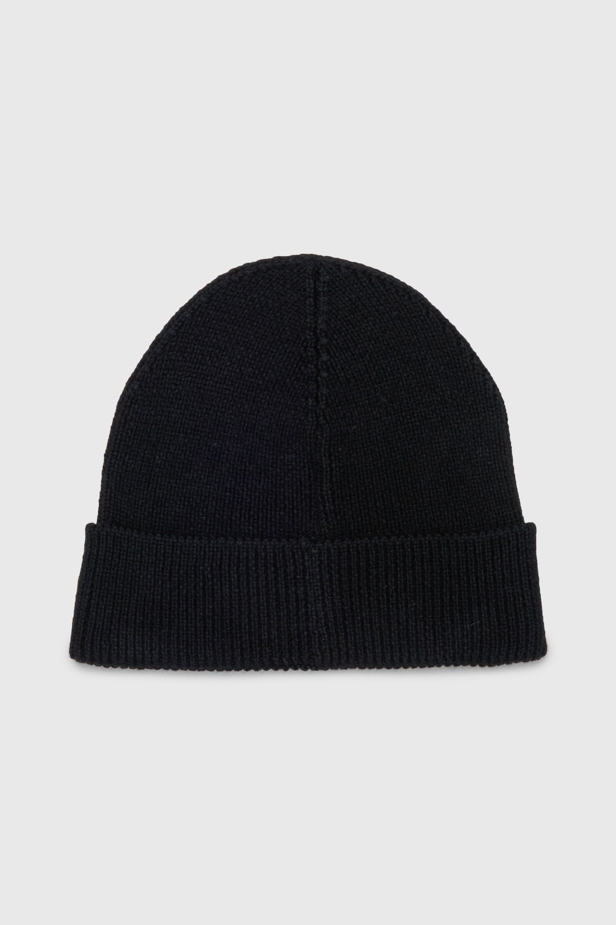 Diesel - FLOT, Unisex's Wool-blend beanie with D logo patch in Black - 2