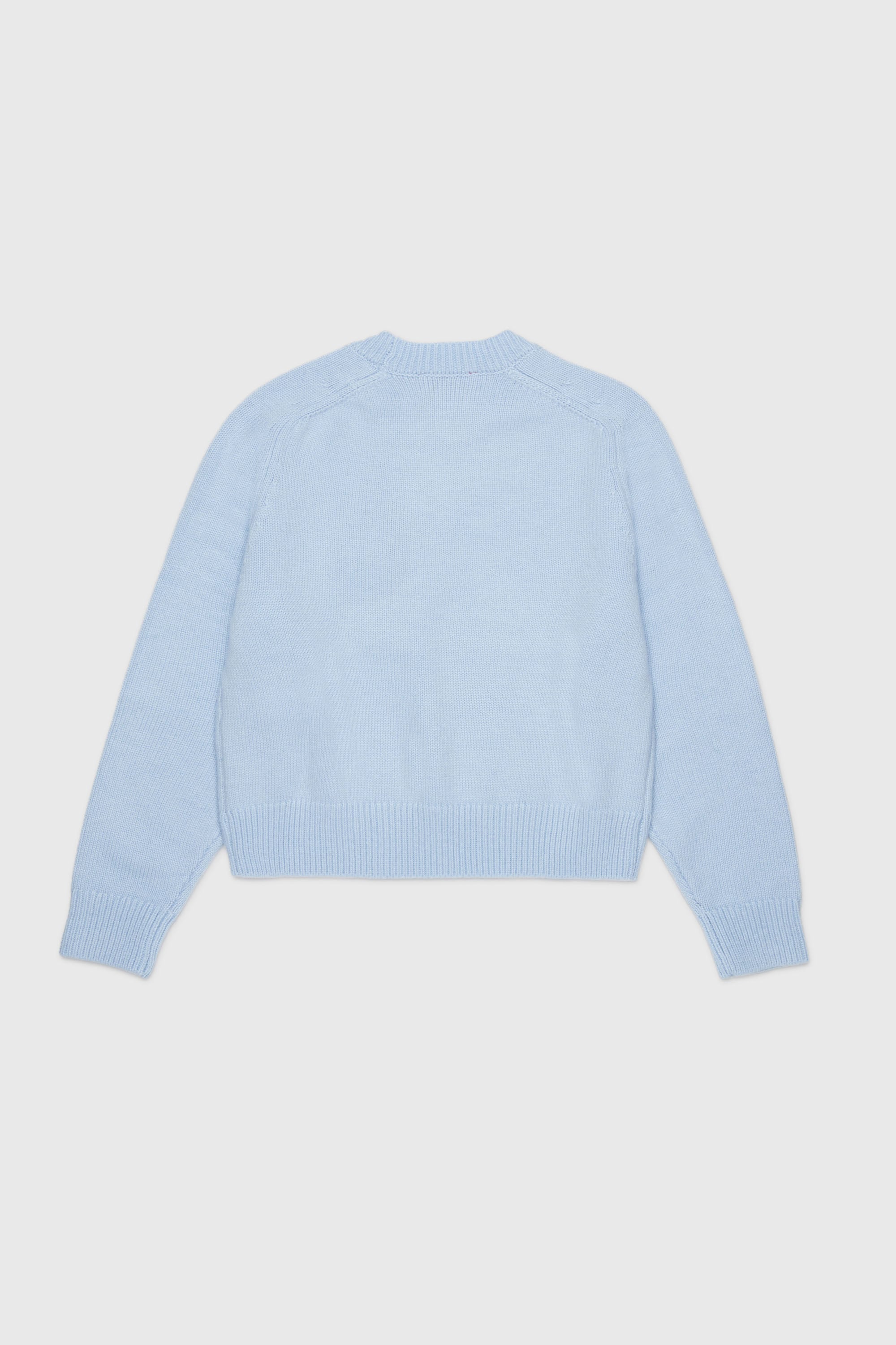 Diesel - KIMLIN, Woman's Cashmere-enriched jumper with Oval D logo in Light Blue - 2
