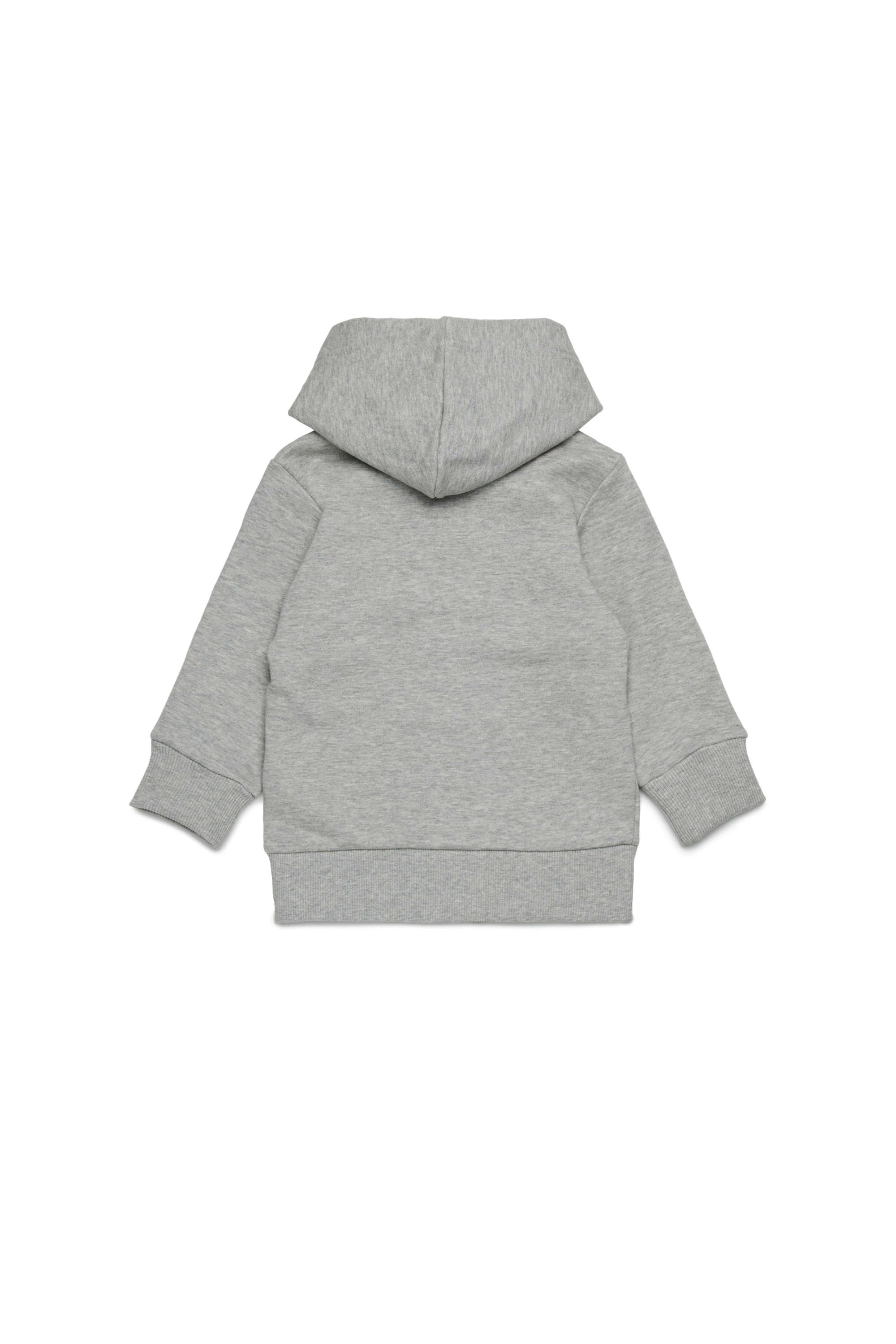 Diesel - SPRAVONB, Man's Cotton hoodie with full zip in Grey - 2